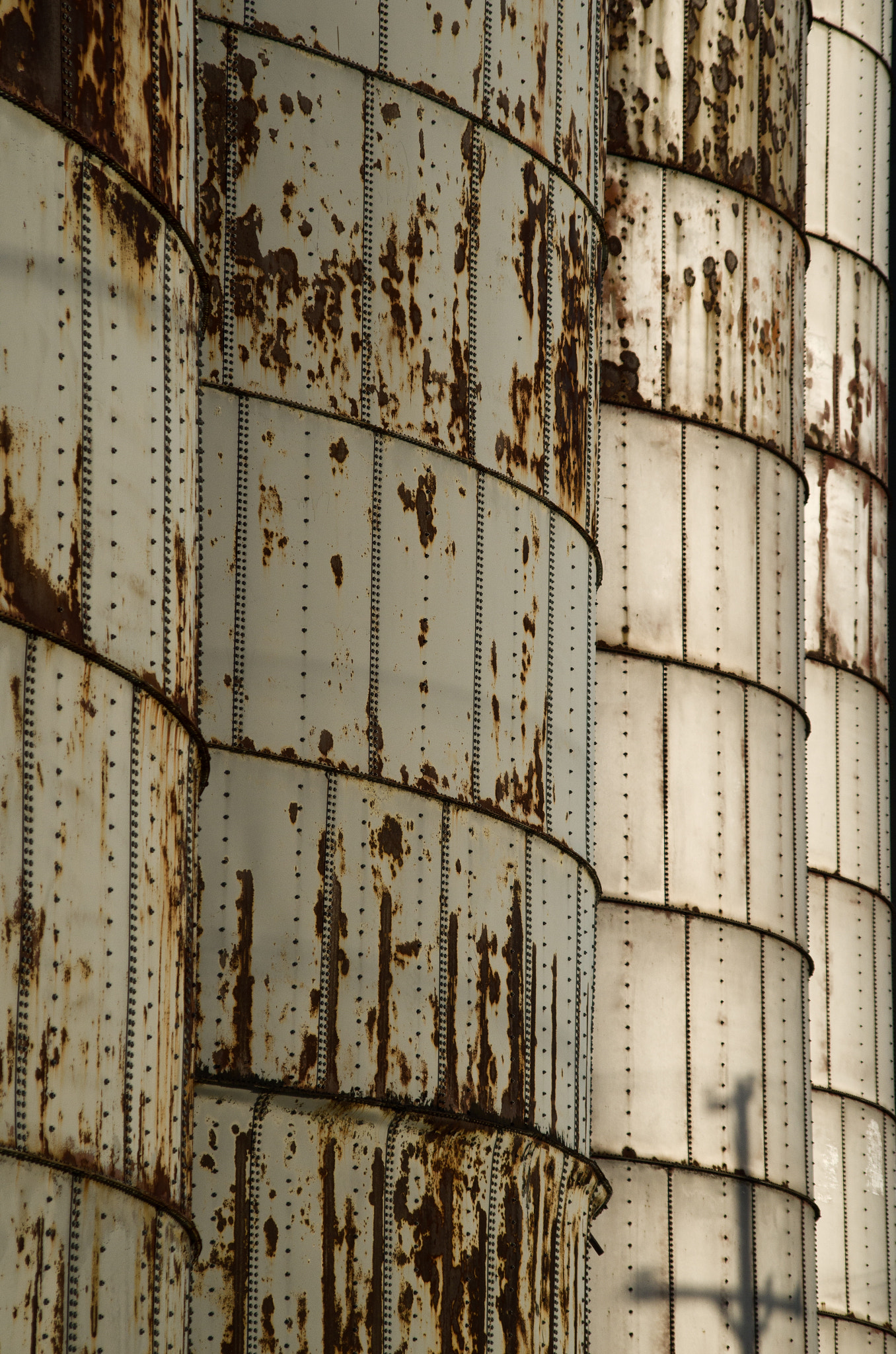 Pentax K-30 sample photo. Rusty silos photography