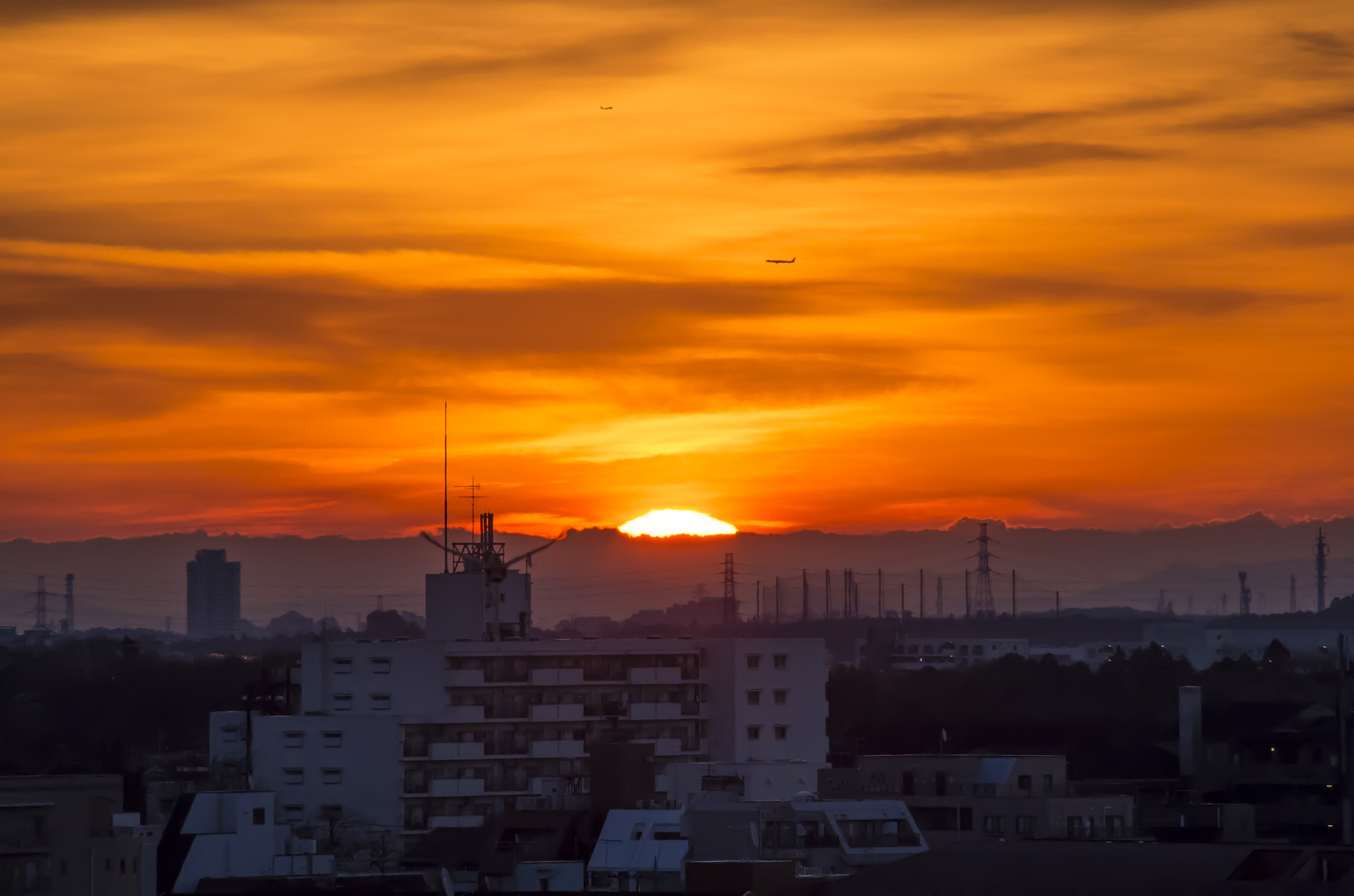 smc PENTAX-DA L 55-300mm F4-5.8 ED sample photo. Sunrise in my town photography