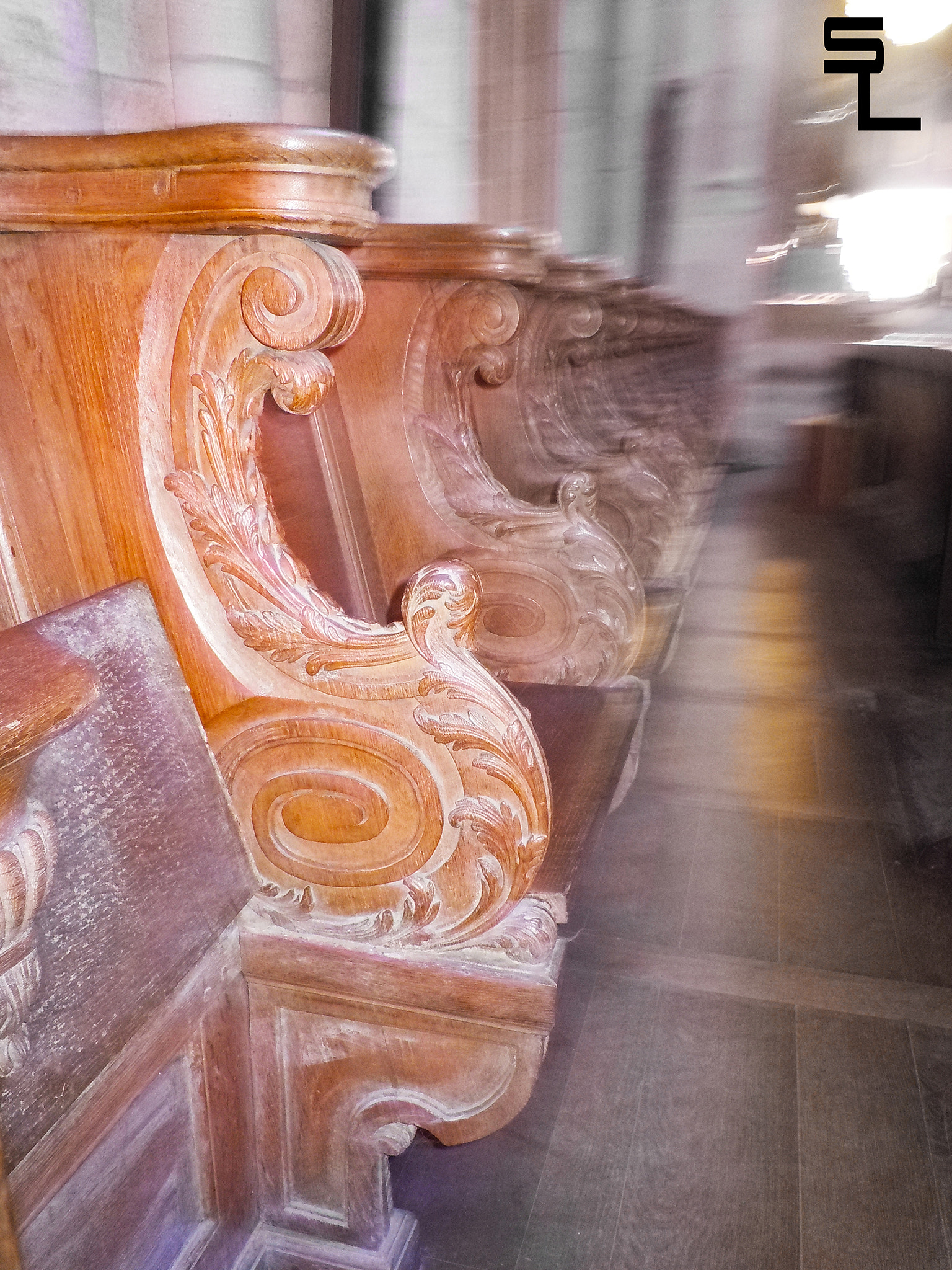 Nikon Coolpix S6000 sample photo. Church bench photography