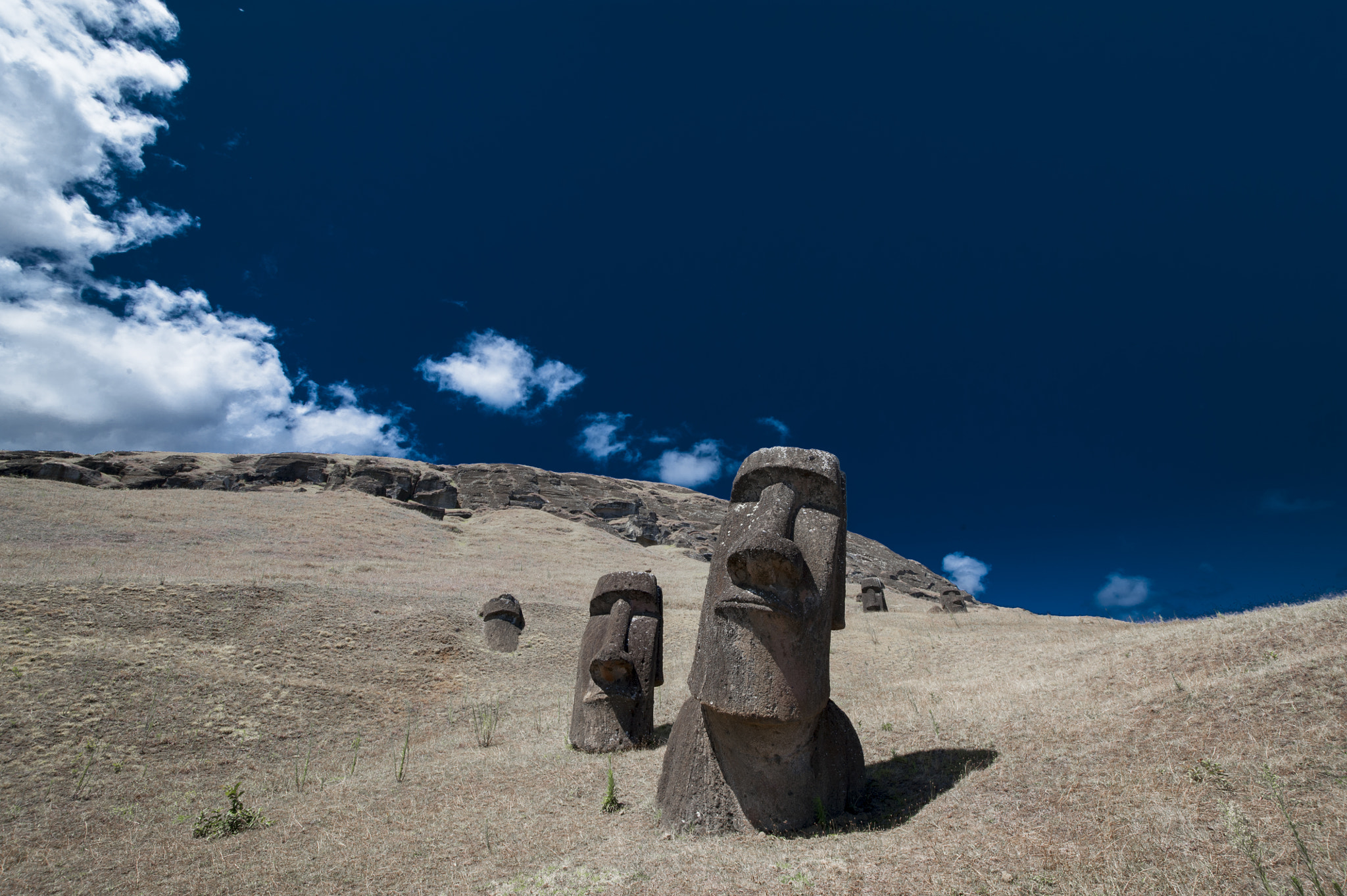 Sigma 12-24mm F4.5-5.6 II DG HSM sample photo. Easter island moai heads photography