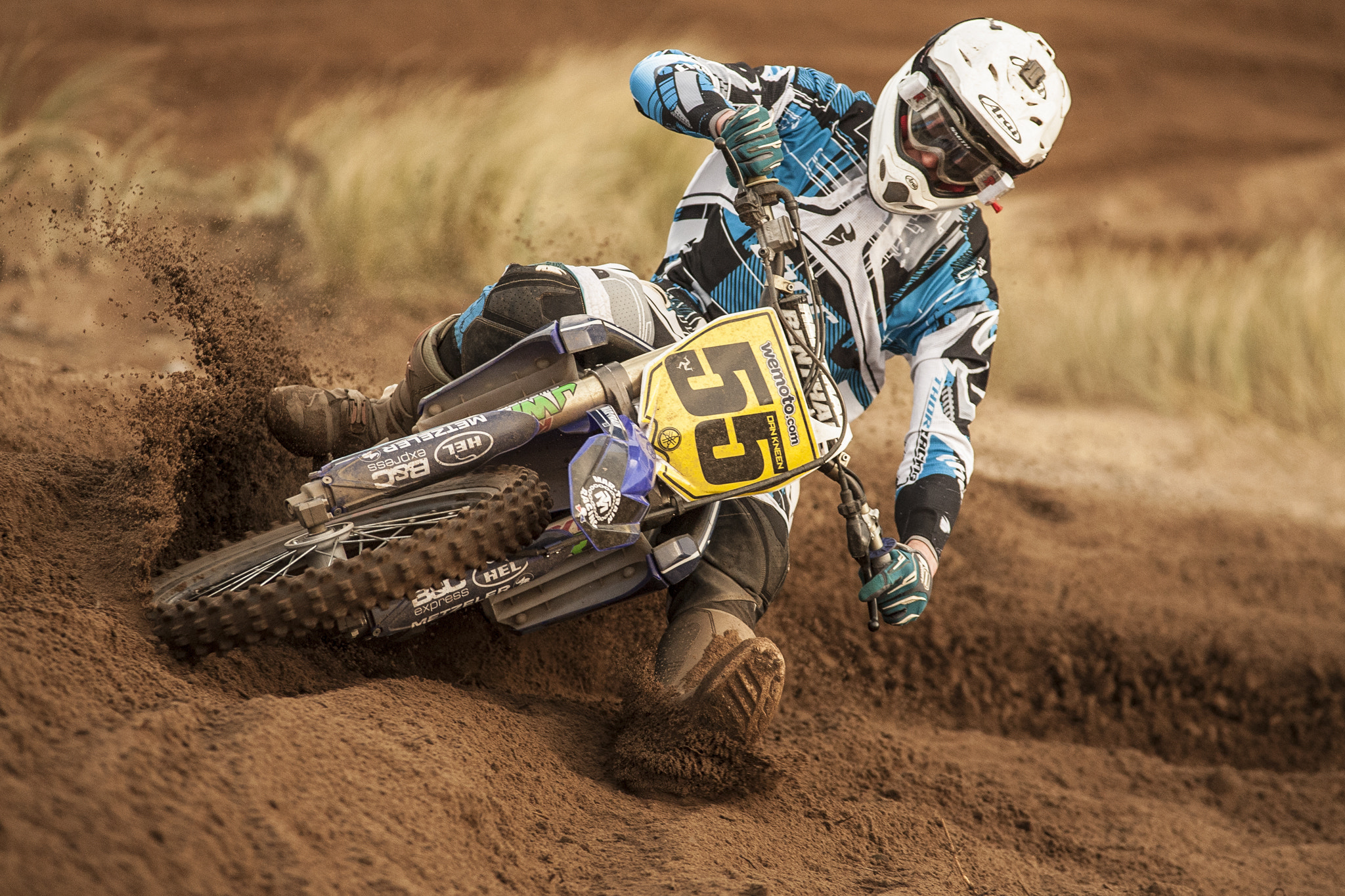 Sigma 70-200mm F2.8 EX DG OS HSM sample photo. Dan kneen, mar-train yamaha - motocross practice photography