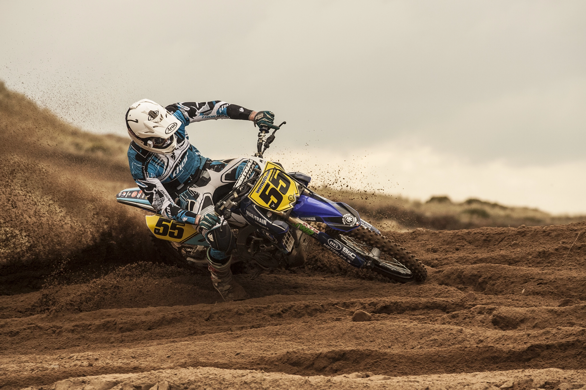 Sigma 70-200mm F2.8 EX DG OS HSM sample photo. Dan kneen, mar-train yamaha - motocross practice photography