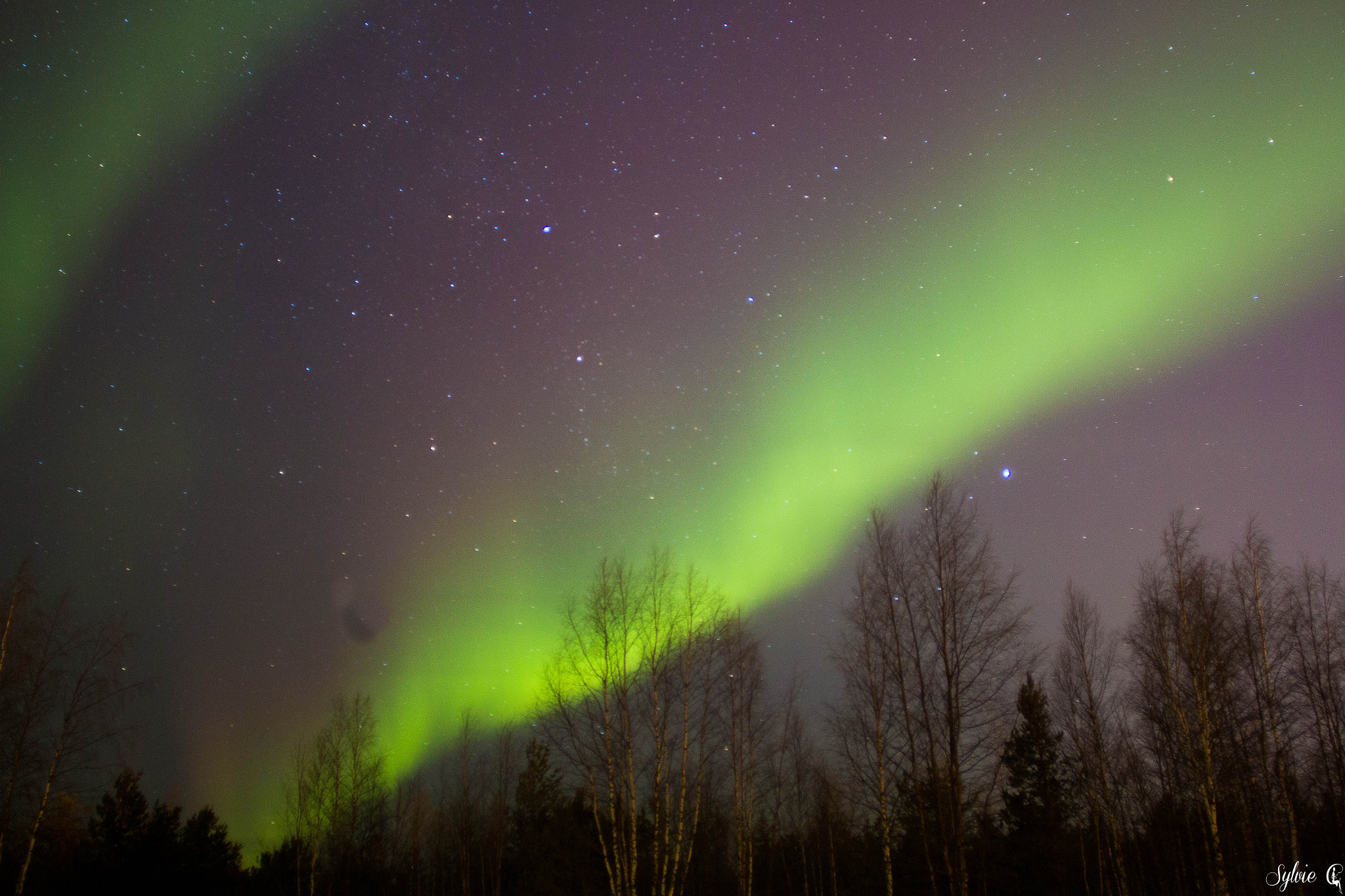 Canon EF 20mm F2.8 USM sample photo. Northern lights photography