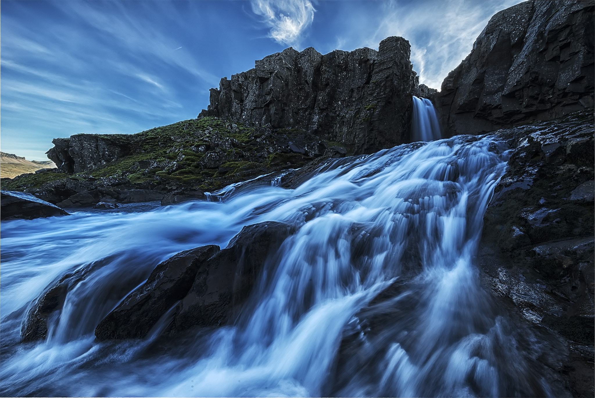Sony a7R + Canon EF 11-24mm F4L USM sample photo. Cascade photography