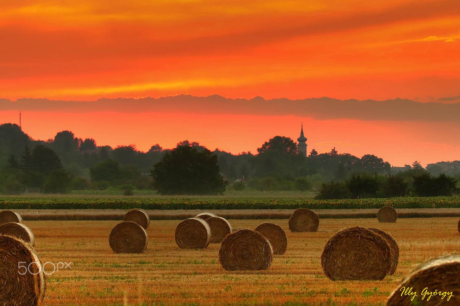 Canon EF 70-200mm F2.8L IS II USM sample photo. Strawbales on the field photography