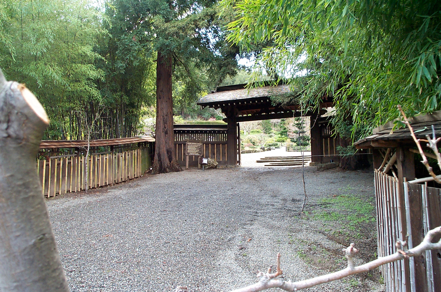 Kodak DC280 ZOOM DIGITAL CAMERA sample photo. Entrance to hakone gardens photography