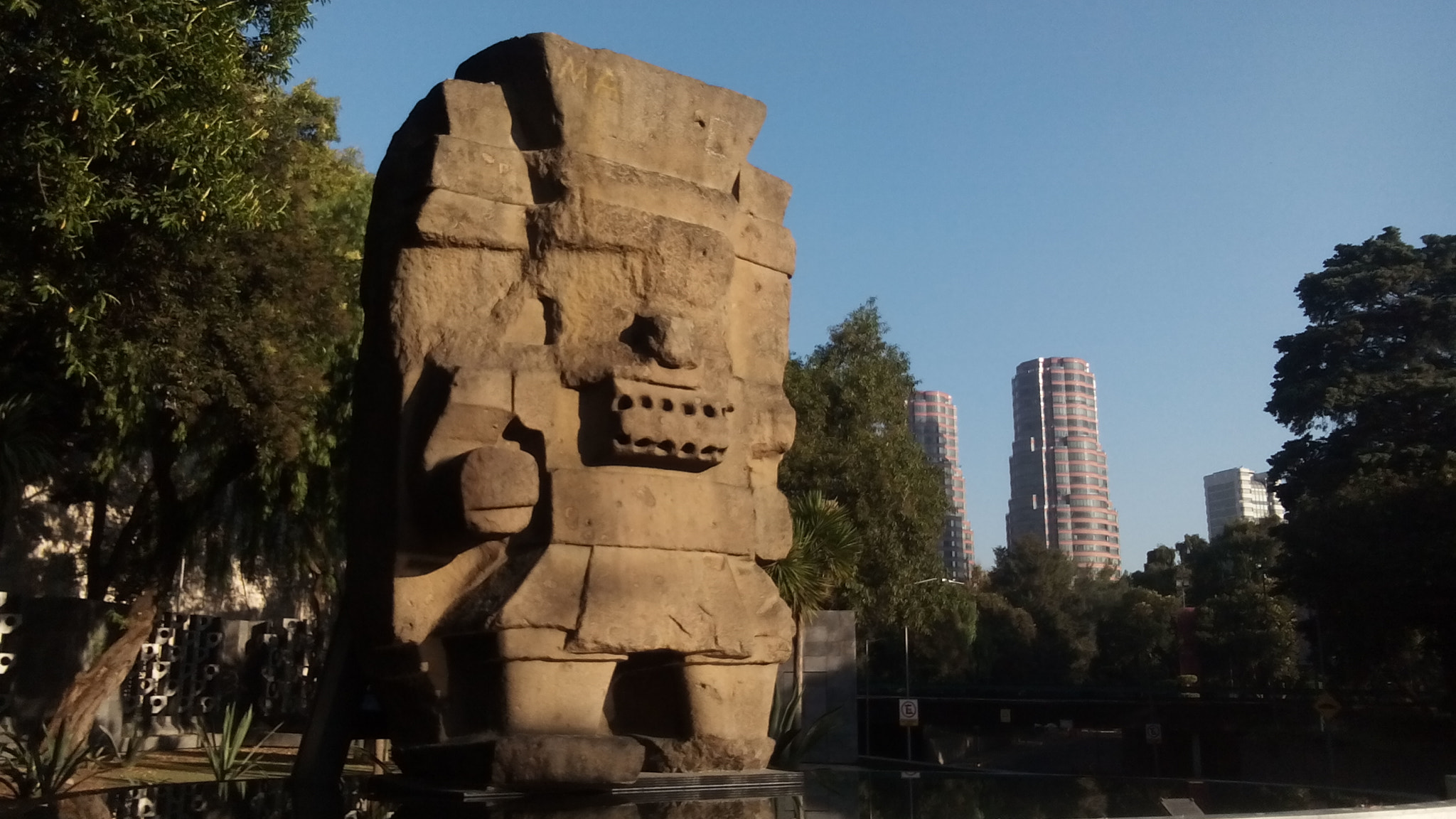 ZTE BLADE L2 PLUS sample photo. La original pie dra de los tecomates en chapultepec, en la ciudad de méxico. photography