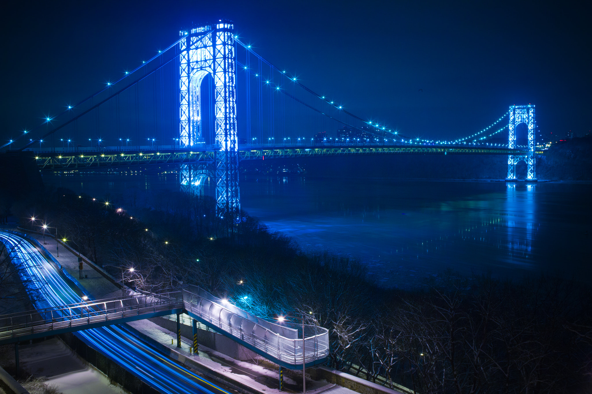Canon EOS 5D + EF28-70mm f/2.8L USM sample photo. Winter's bridge photography