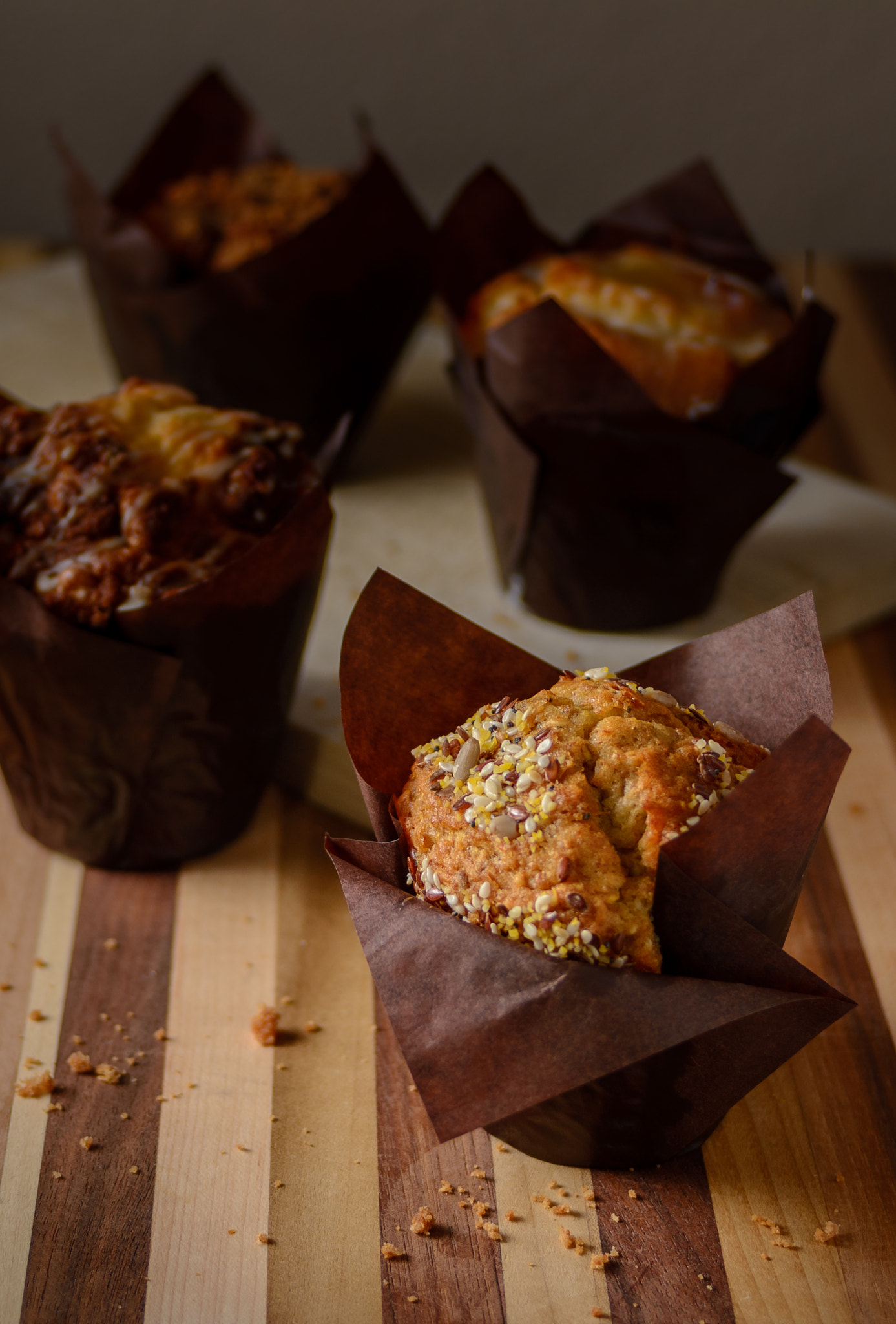 Nikon AF-S Nikkor 28-70mm F2.8 ED-IF sample photo. Healthy muffins photography