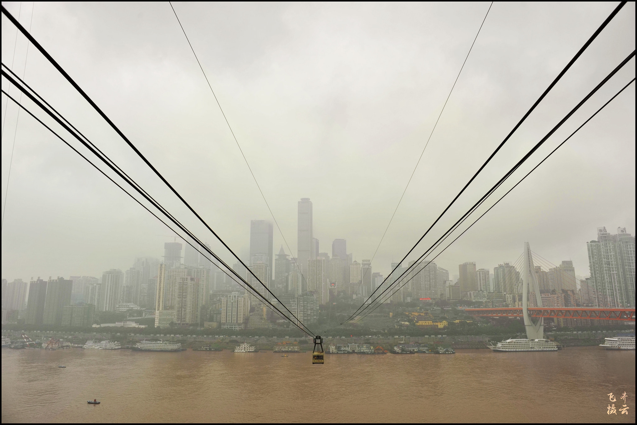 Nikon D3S + Nikon AF Nikkor 24mm F2.8D sample photo. Long river in chongqing photography