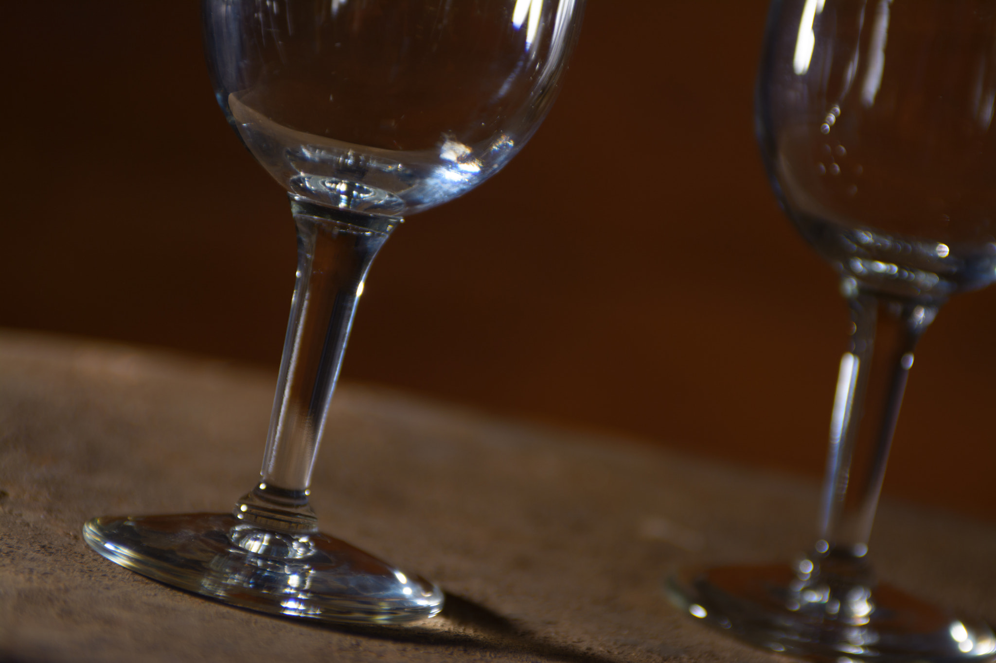 Nikon AF-S Nikkor 28-70mm F2.8 ED-IF sample photo. Pair of wine glasses photography