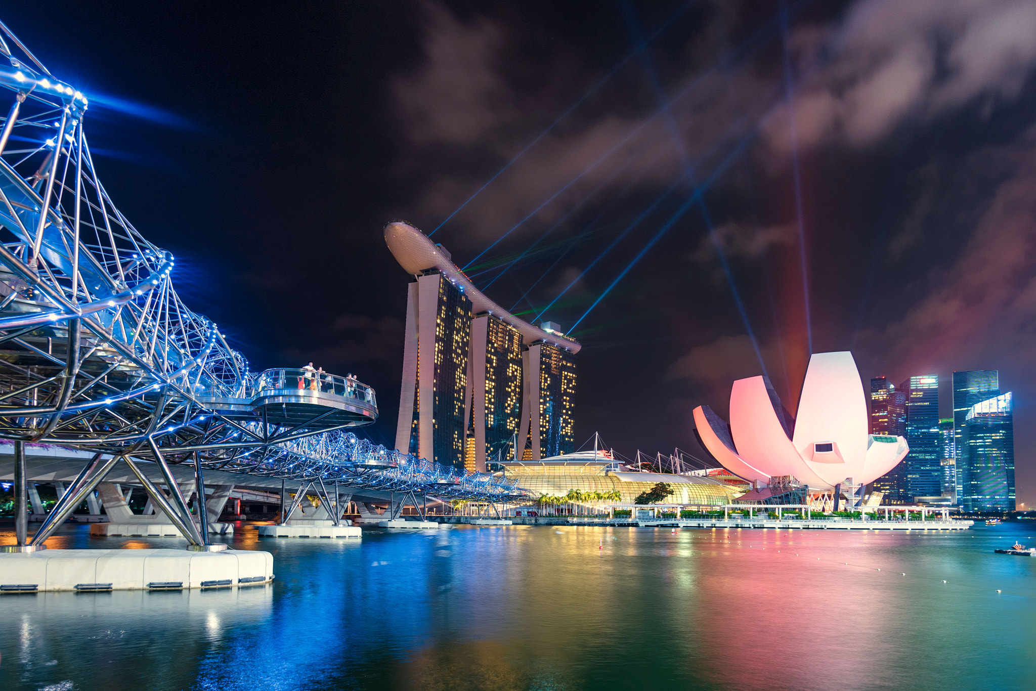 Sony a7 II + Canon EF 16-35mm F2.8L USM sample photo. Colourful lights at mbs photography