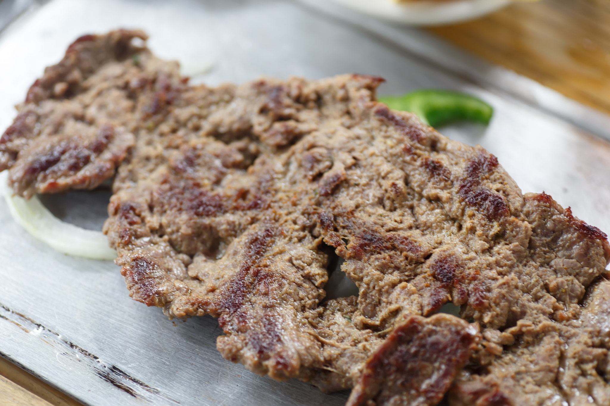 Tamron SP AF 90mm F2.8 Di Macro sample photo. Beef steak photography