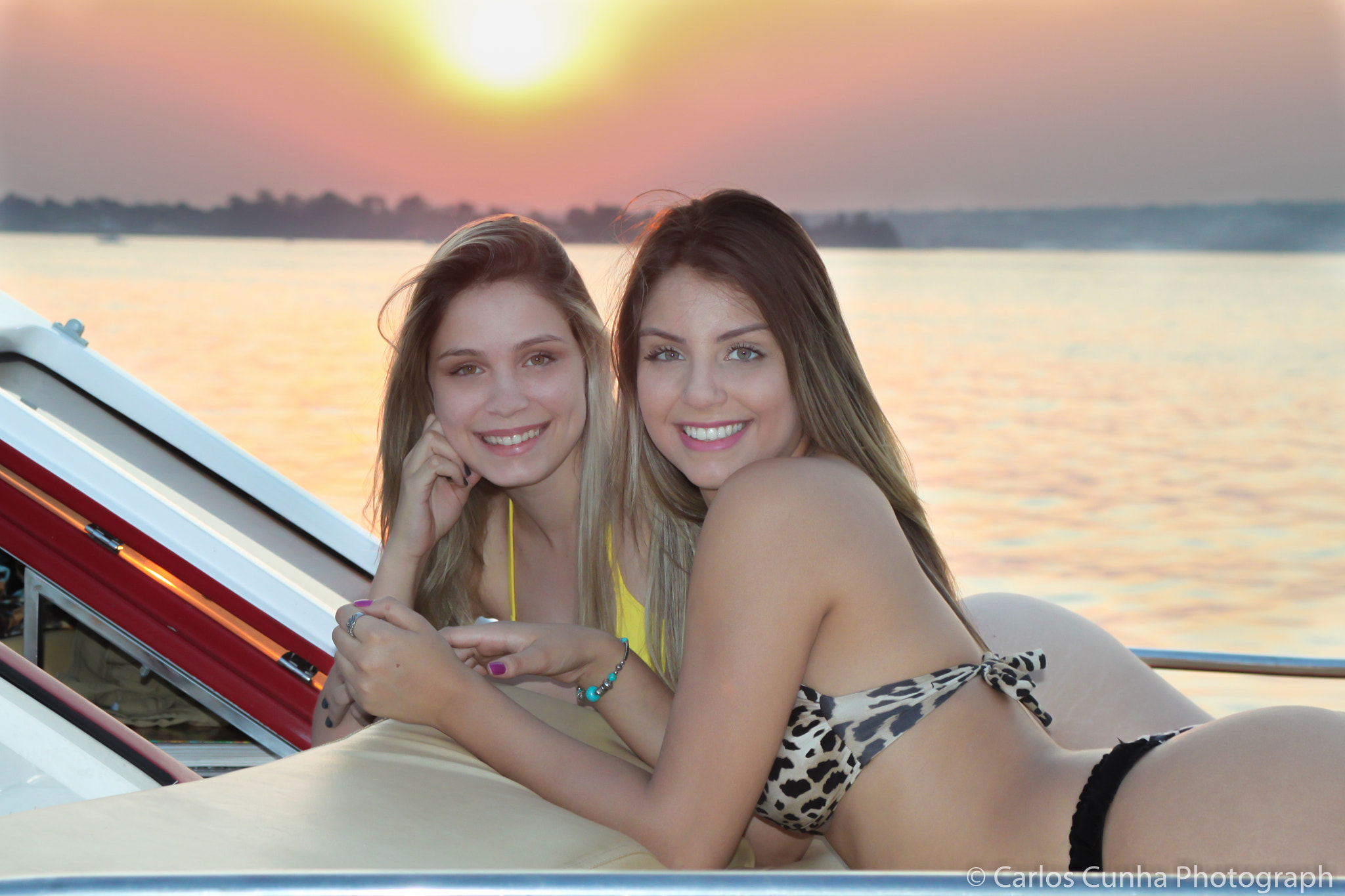 Sigma 24-70mm F2.8 EX DG Macro sample photo. Sunset at boat photography