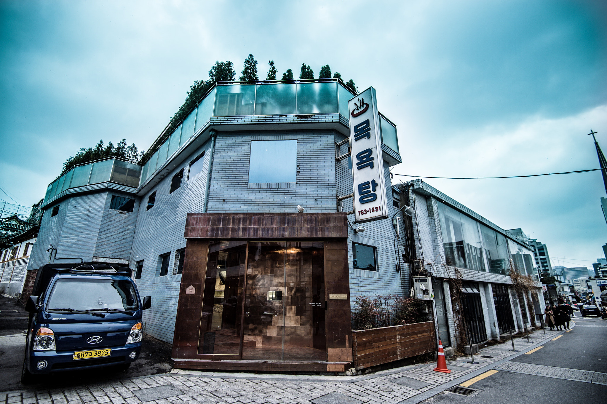 Nikon Df sample photo. Public bath house photography