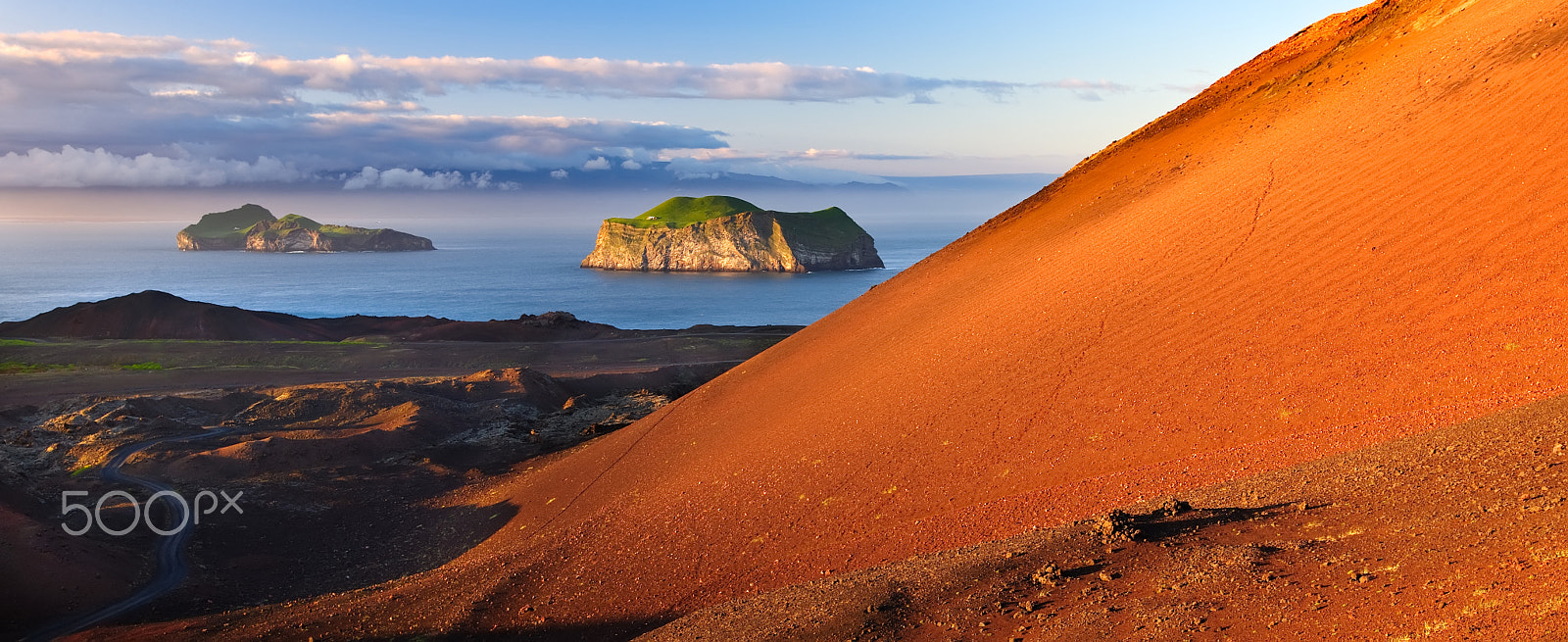 Nikon D3X sample photo. Red volcano photography