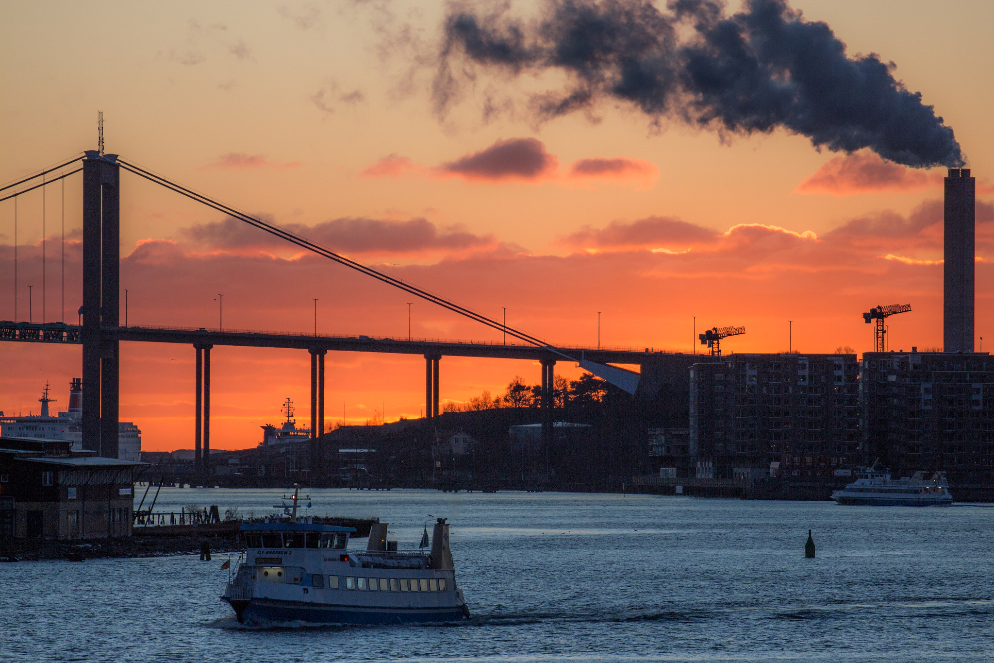 Tamron SP 35mm F1.8 Di VC USD sample photo. Boat in the sunset photography