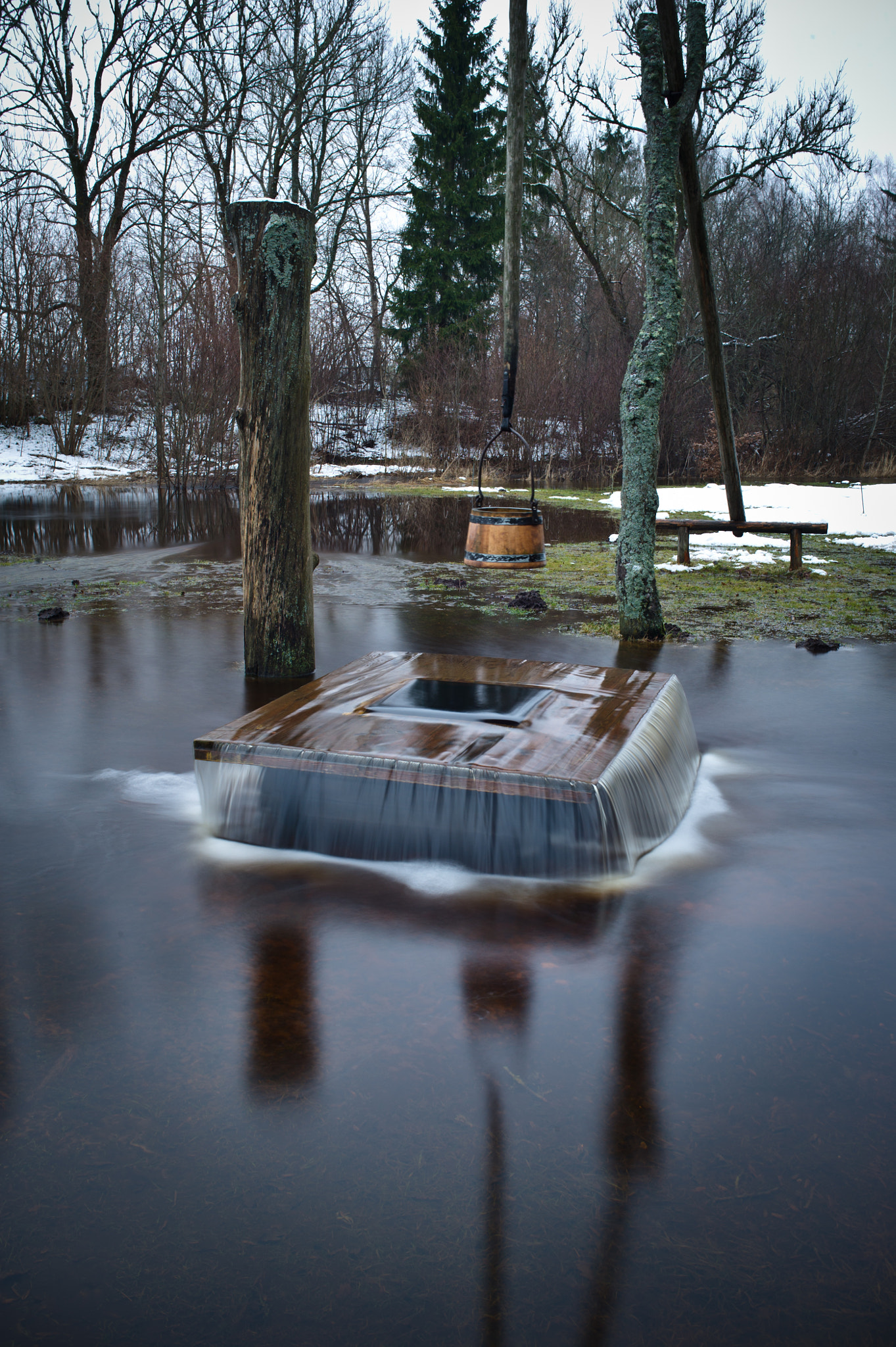 Nikon D3S + Nikon AF Nikkor 35mm F2D sample photo. Tuhala witch well in estonia photography