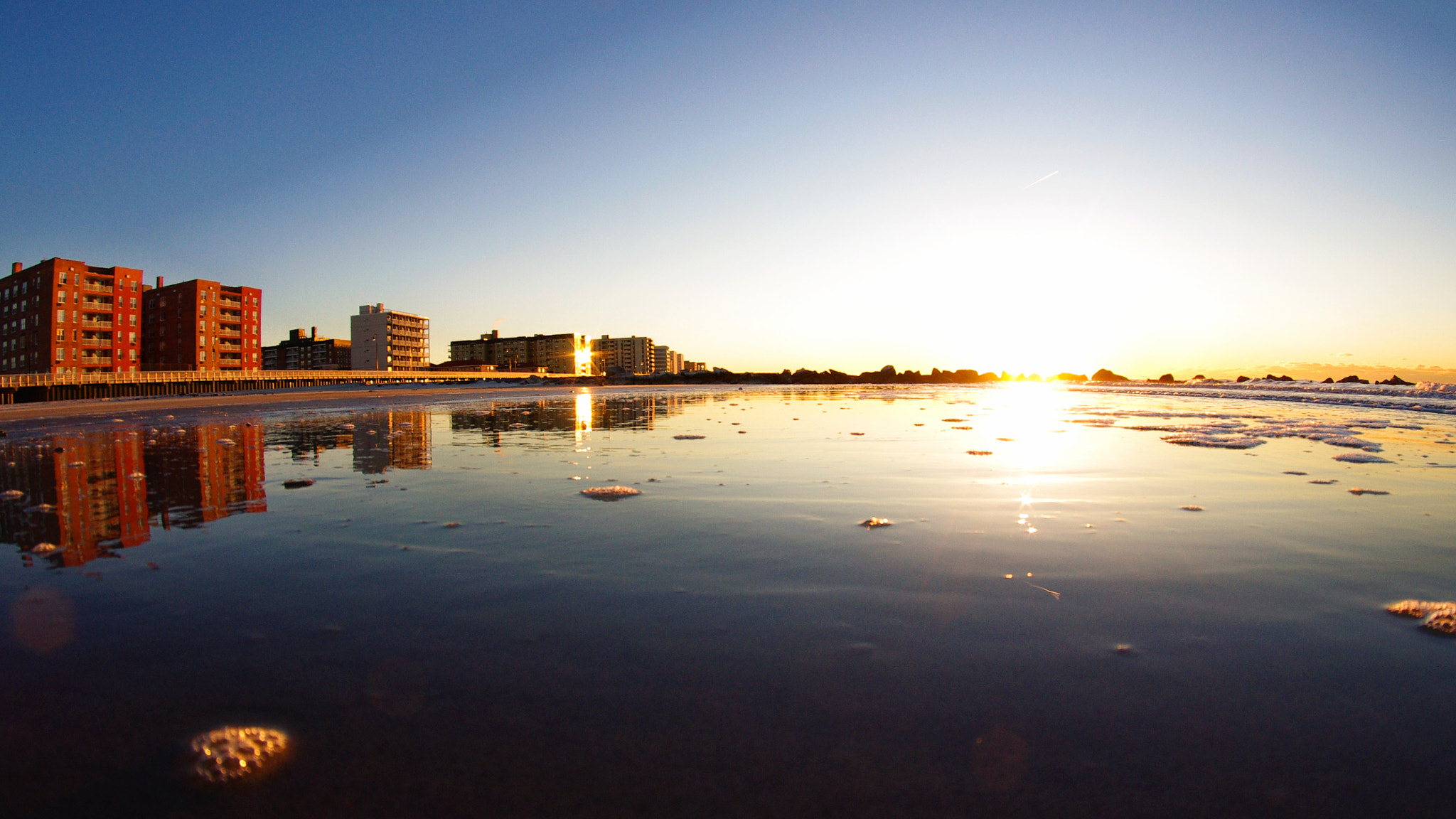Pentax K-x sample photo. Sunrise photography