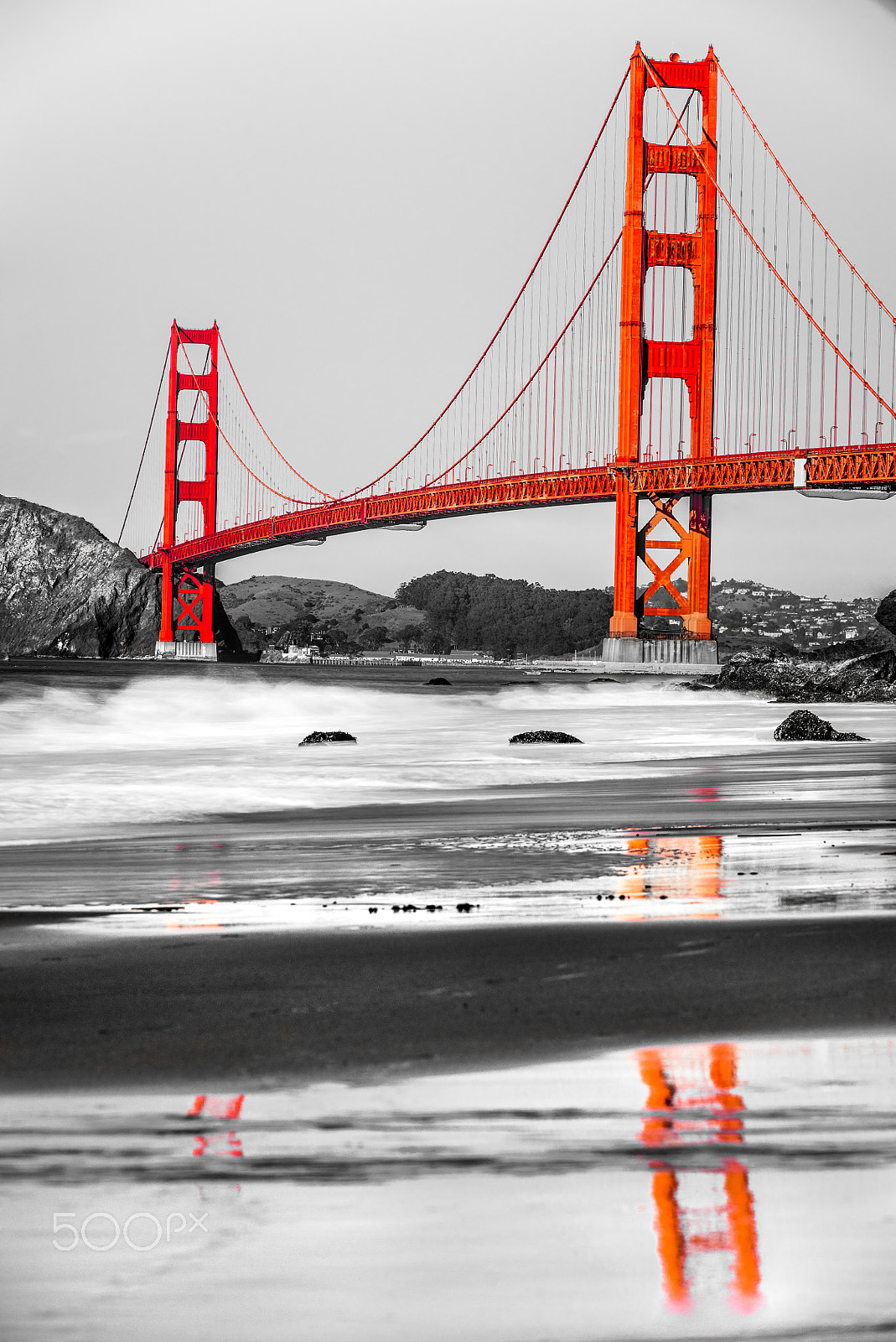 Sony a7R + Minolta/Sony AF 70-200mm F2.8 G sample photo. Golden gate, san francisco, california, usa. photography