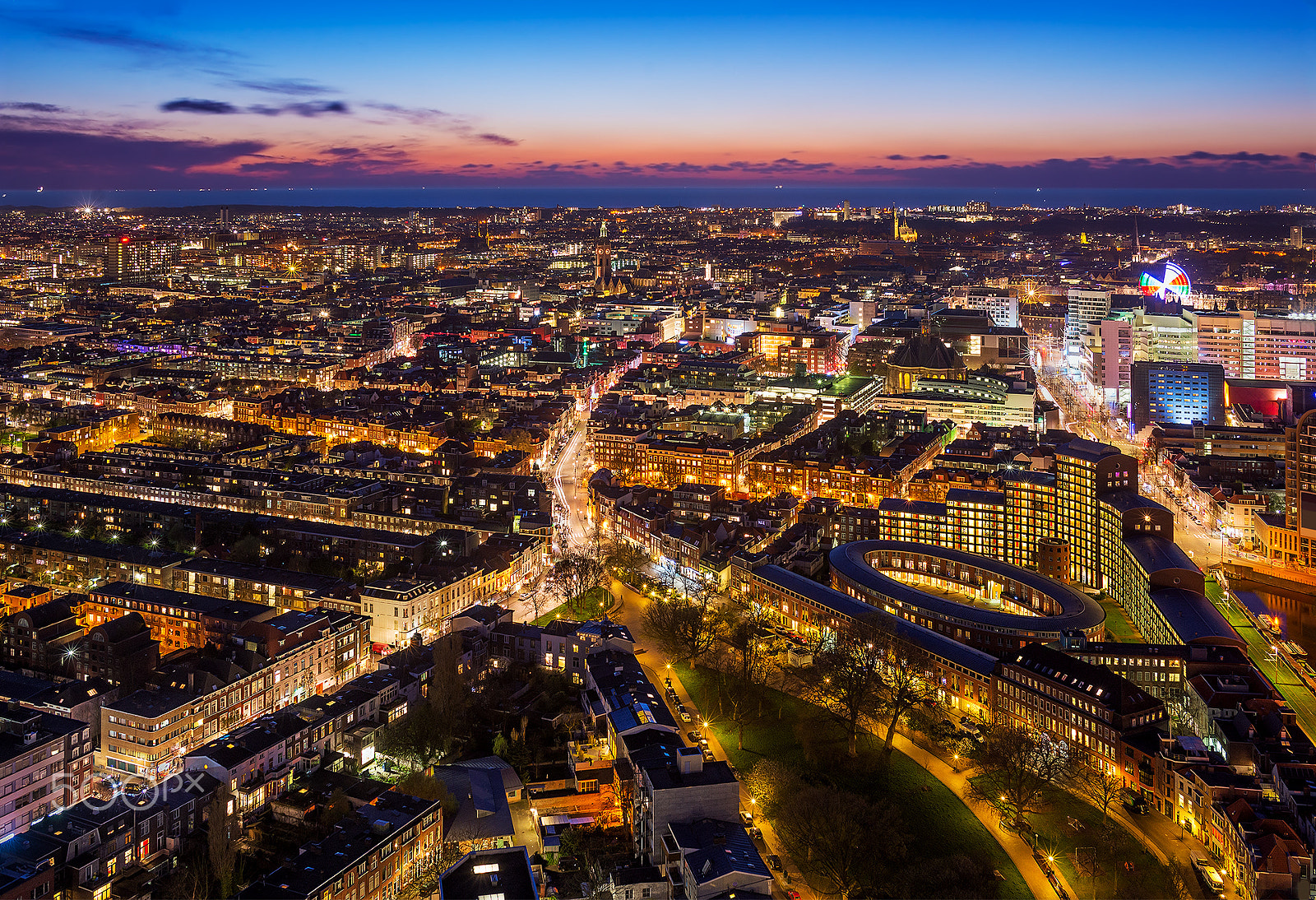 Nikon D610 + AF Zoom-Nikkor 35-70mm f/2.8D sample photo. The hague from above iii photography