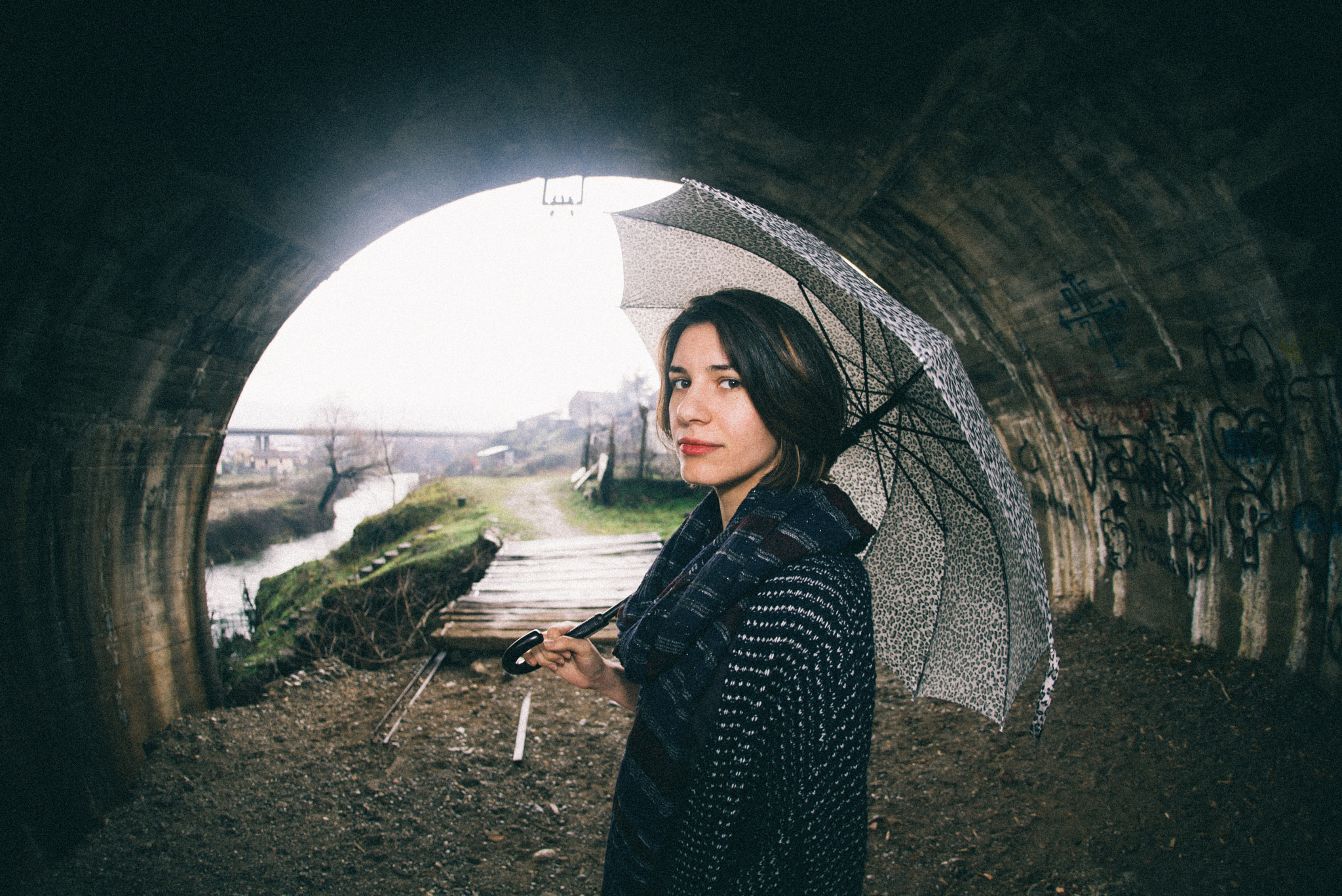 Sigma 15mm F2.8 EX DG Diagonal Fisheye sample photo. Urban exploration with my girl photography