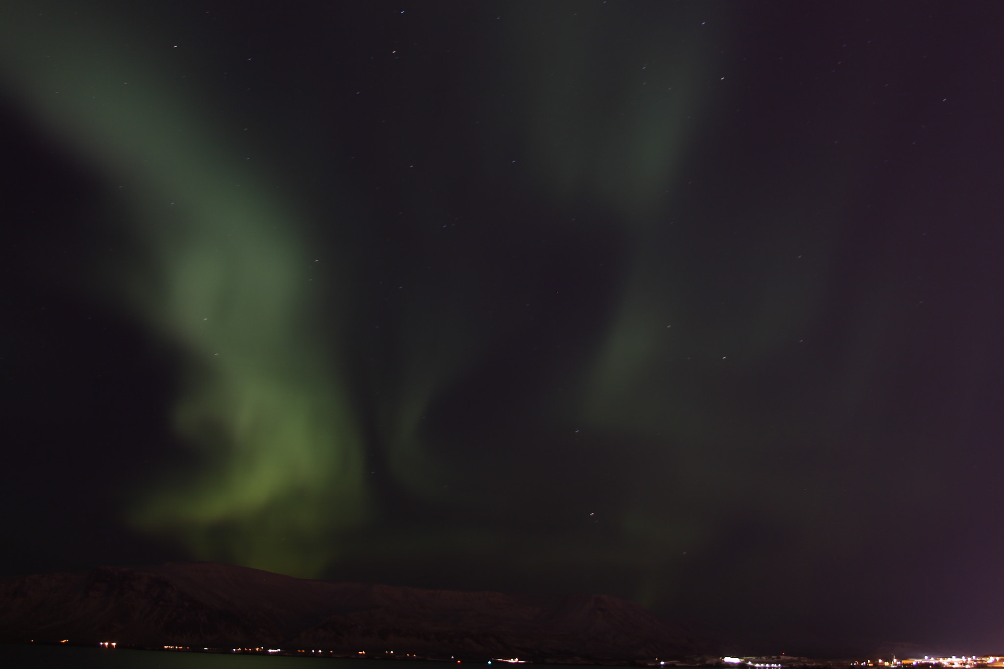 Canon EF 28-135mm F3.5-5.6 IS USM sample photo. Northern lights - reykjavik photography