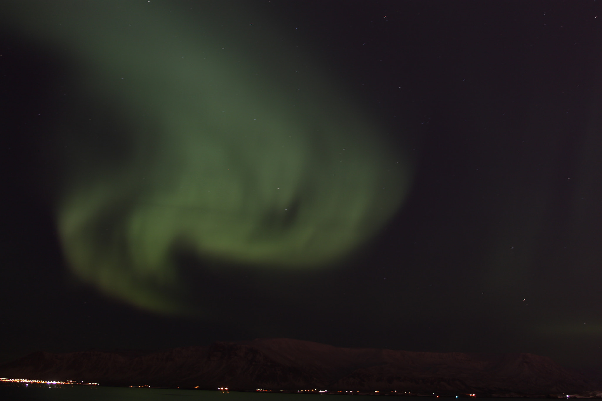 Canon EF 28-135mm F3.5-5.6 IS USM sample photo. Northern lights - reykjavik photography