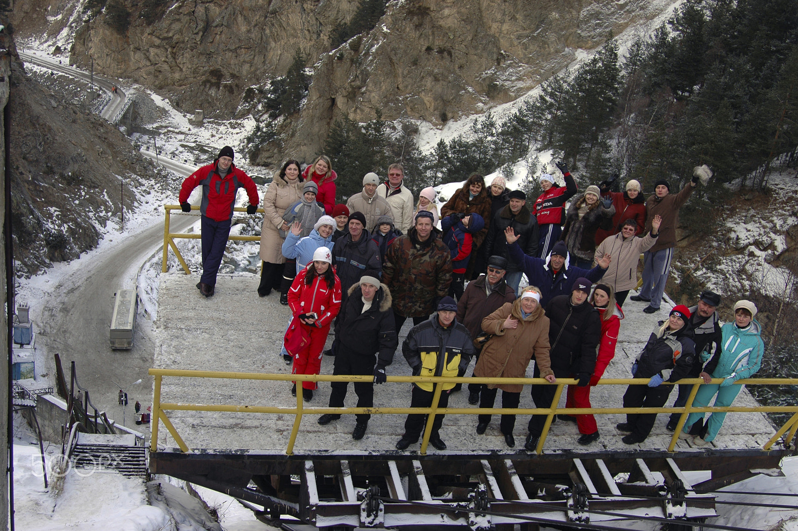 Nikon D70 sample photo. Kislovodsk - elbrus . january 7 , 2007. adir - su photography