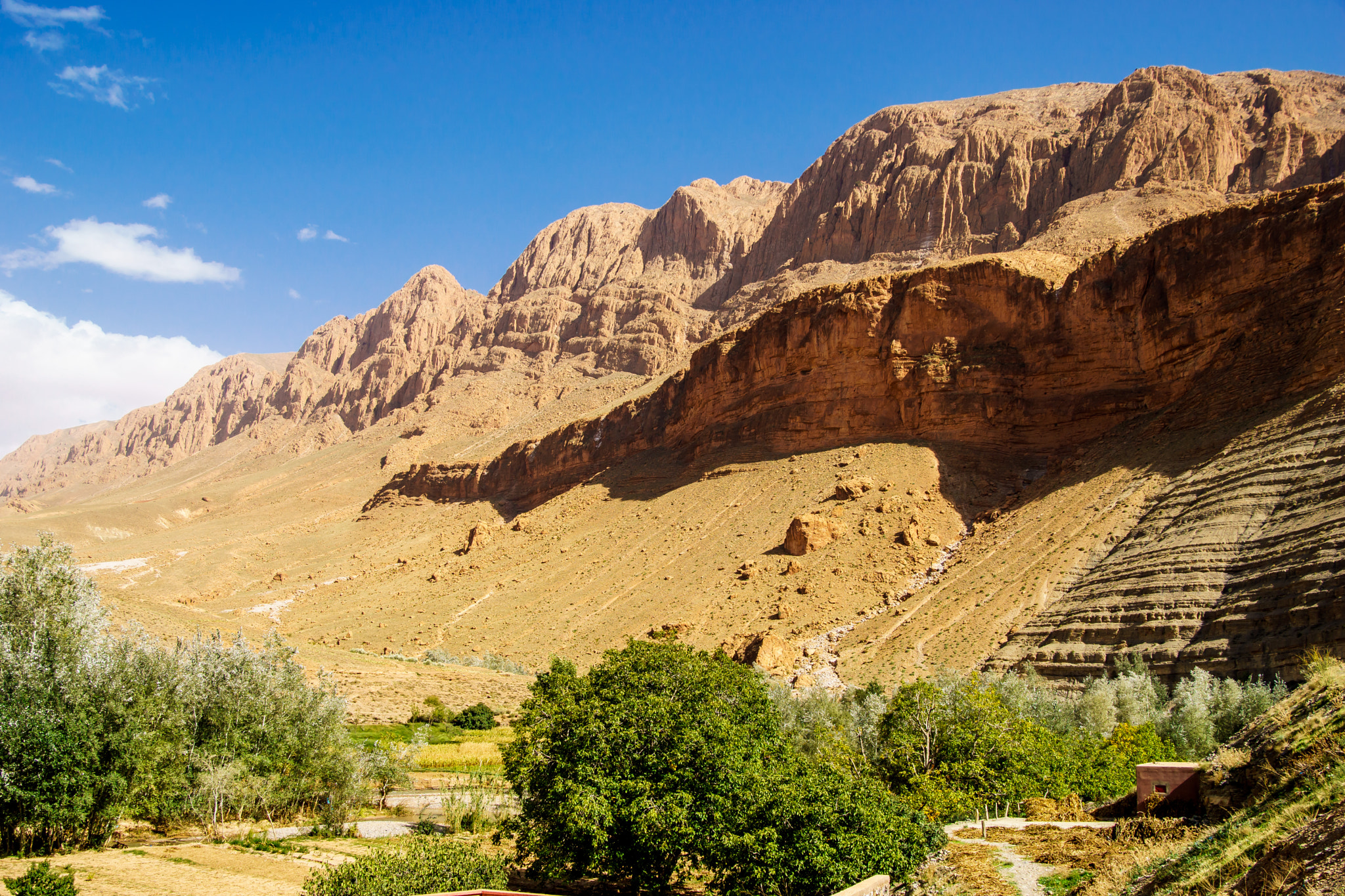 Sigma 17-70mm F2.8-4.5 (D) sample photo. Mountain scenery in the gorge dades photography