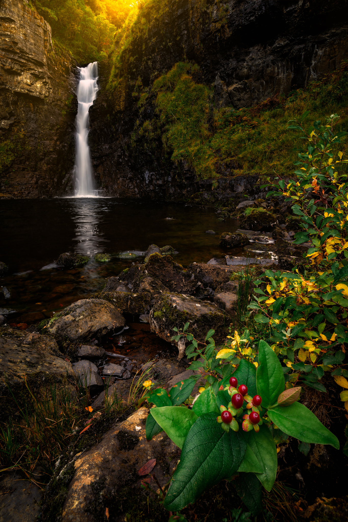 Nikon AF-S Nikkor 18-35mm F3.5-4.5G ED sample photo. Lealt falls, isle of skye. scotland. photography