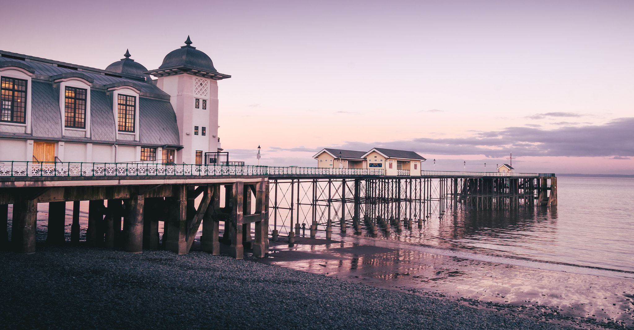 17-50mm F2.8 sample photo. Pier, before the sun set photography