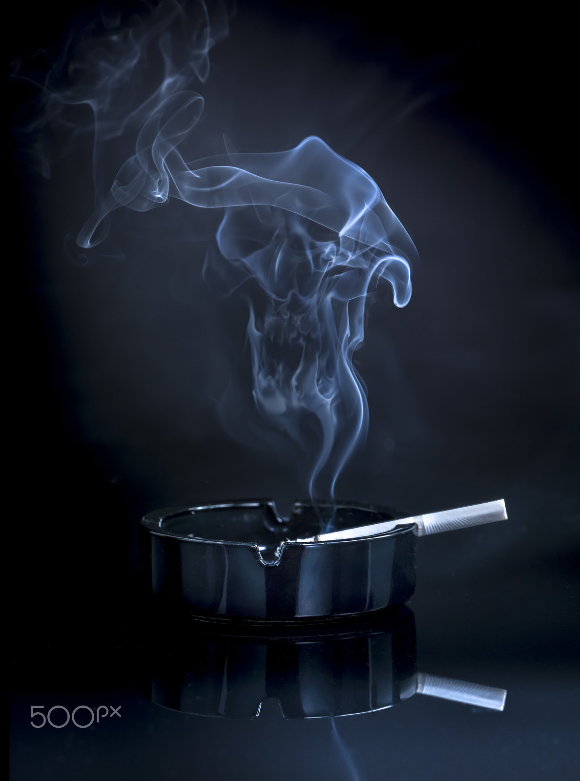 Hasselblad H5D-50 + HC 120 II sample photo. Smoking  kills photography