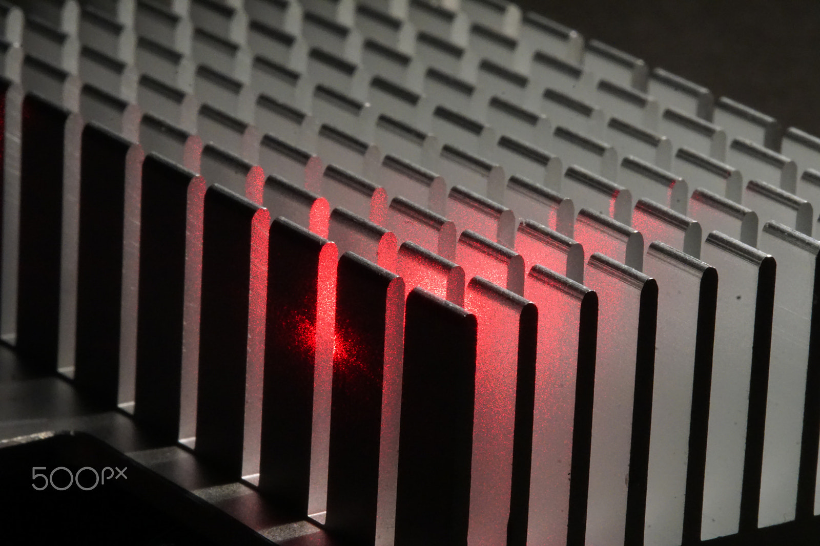 100mm F2.8 sample photo. Heat sinks photography