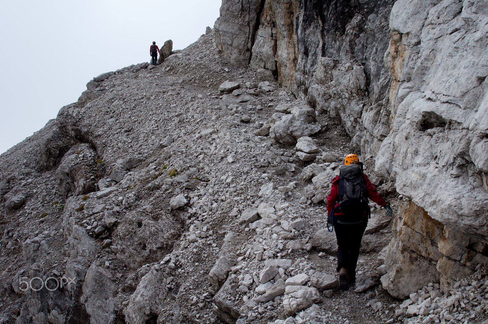 Minolta/Sony AF 24-105mm F3.5-4.5 (D) sample photo. Climbers on via ferrata alfredo benini photography