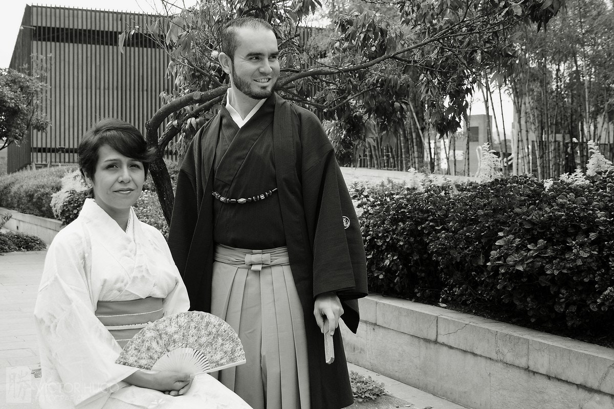 Canon EF-S 18-55mm F3.5-5.6 sample photo. Kimono walk photography