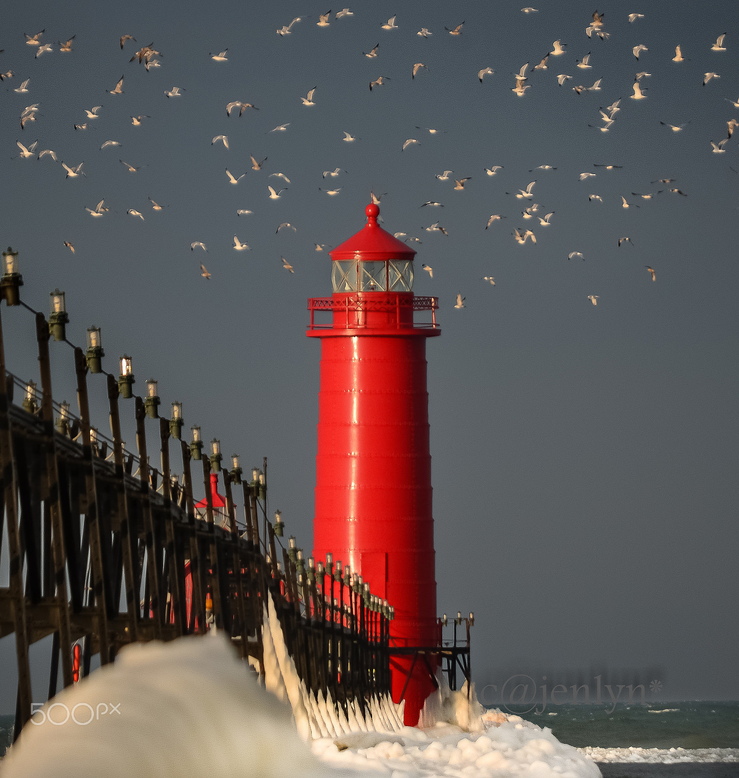 Nikon D600 sample photo. Grand haven pier beacon photography