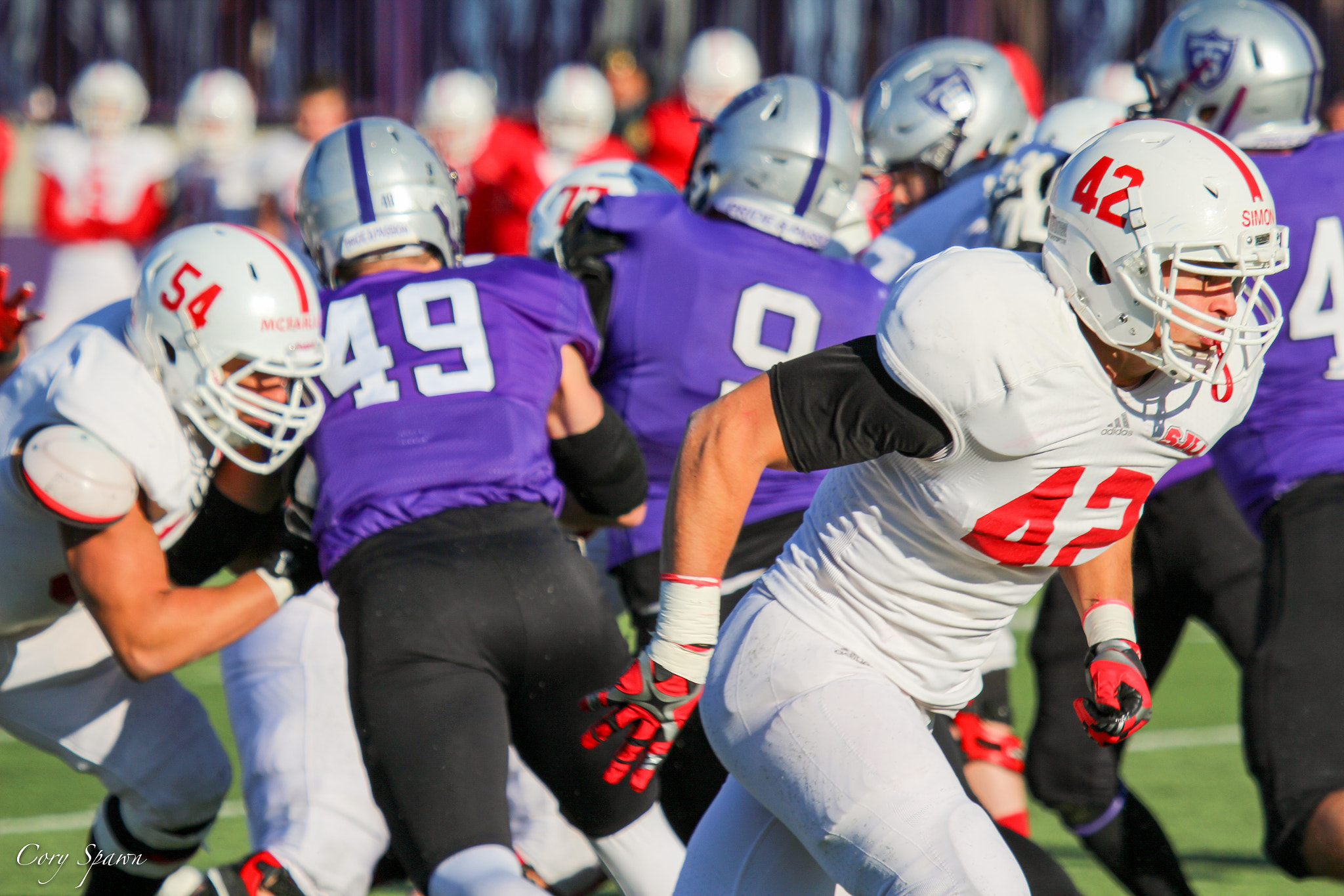 Canon EF 100-400mm F4.5-5.6L IS USM sample photo. Tommie football photography