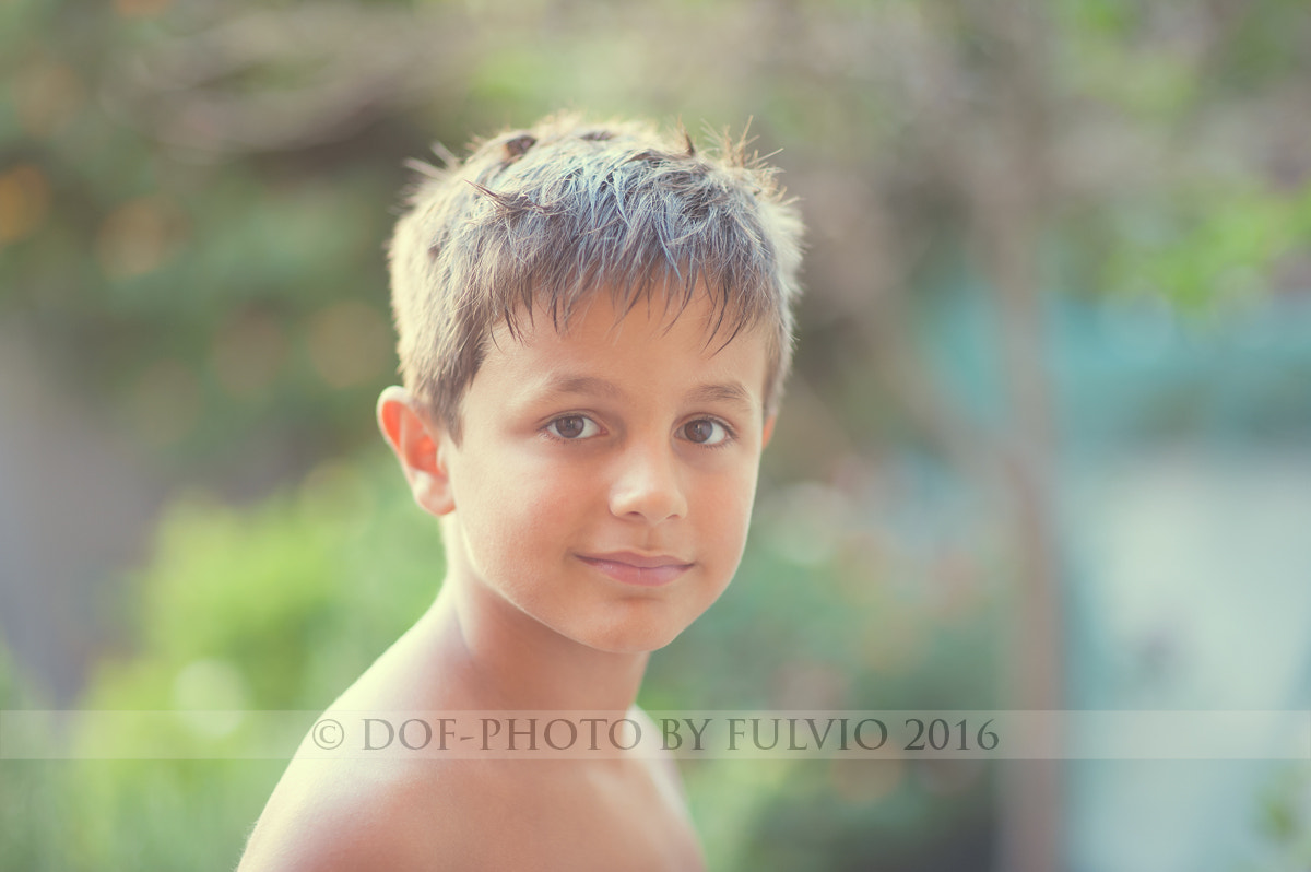 Nikon D3 + Sigma 85mm F1.4 EX DG HSM sample photo. In the nonna's garden summer photography