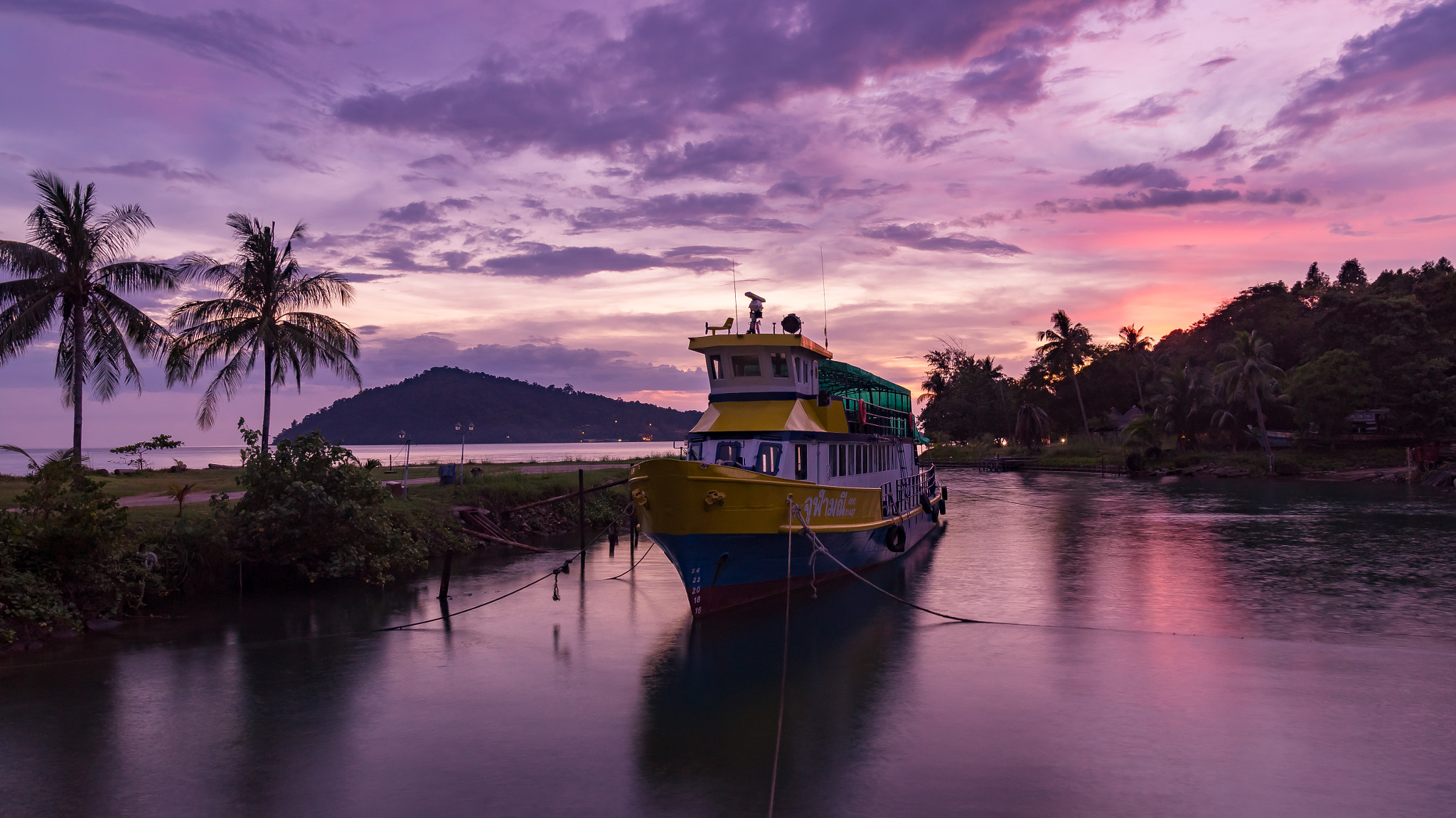Sony SLT-A37 sample photo. Ko chang sunset photography