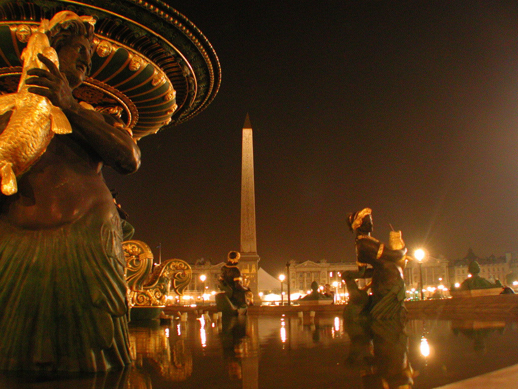 Nikon E880 sample photo. Place de la concorde paris photography