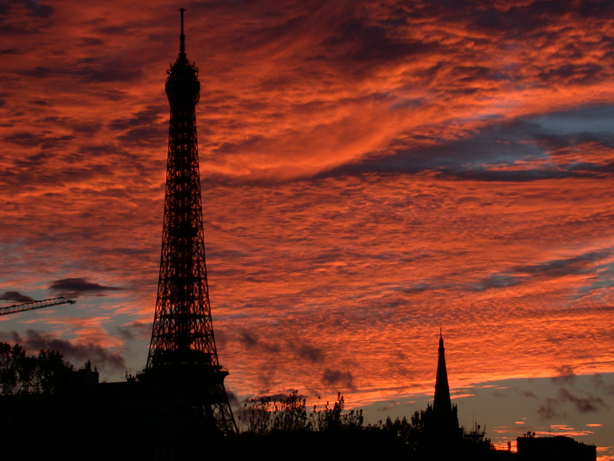 Nikon E995 sample photo. Paris en feu photography