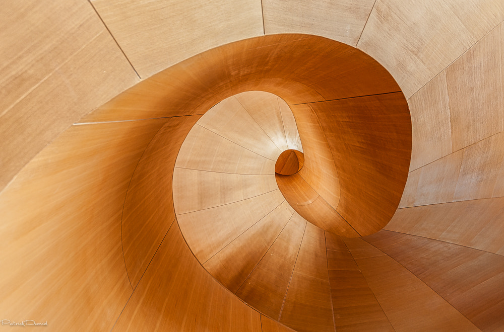 Nikon D90 + Sigma 10-20mm F3.5 EX DC HSM sample photo. Spiral staircase photography