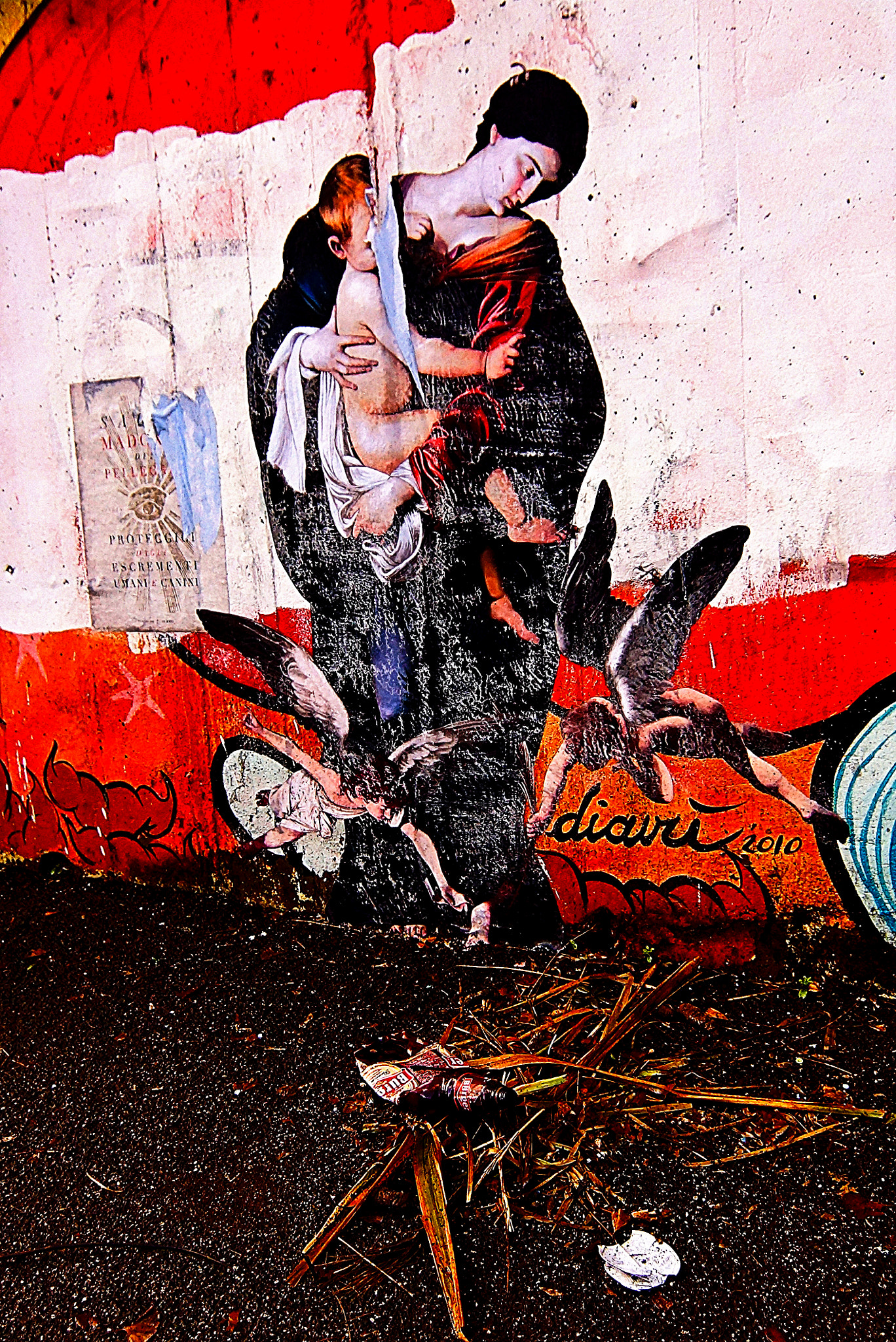 Sony SLT-A65 (SLT-A65V) + 20mm F2.8 sample photo. M.u.ro -museum of urban art of rome photography