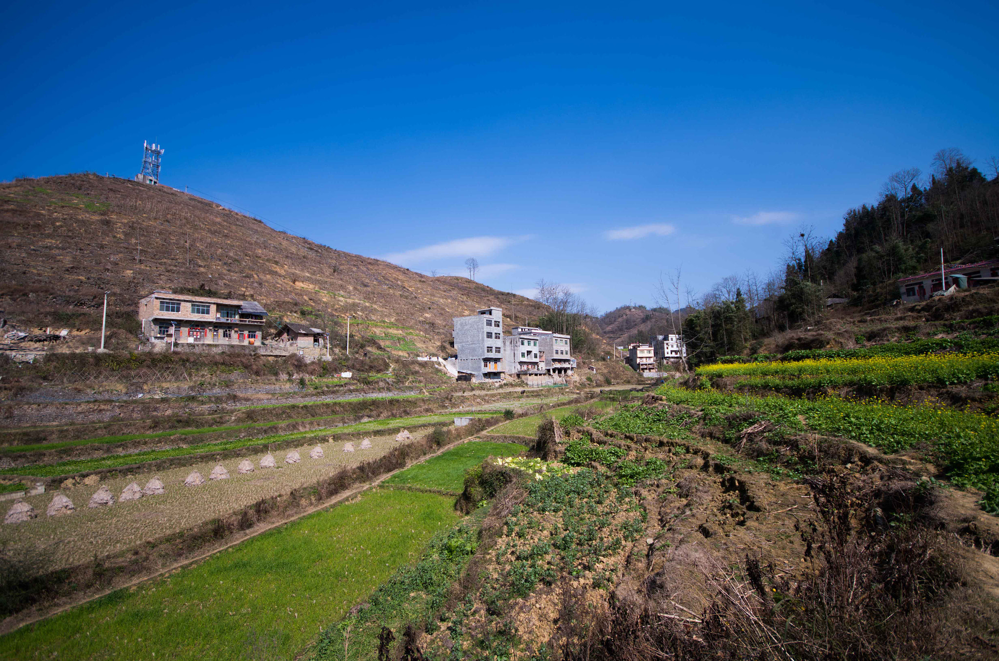 Pentax K-30 + Sigma AF 10-20mm F4-5.6 EX DC sample photo. Village  the chinese countryside（贵州安顺） photography
