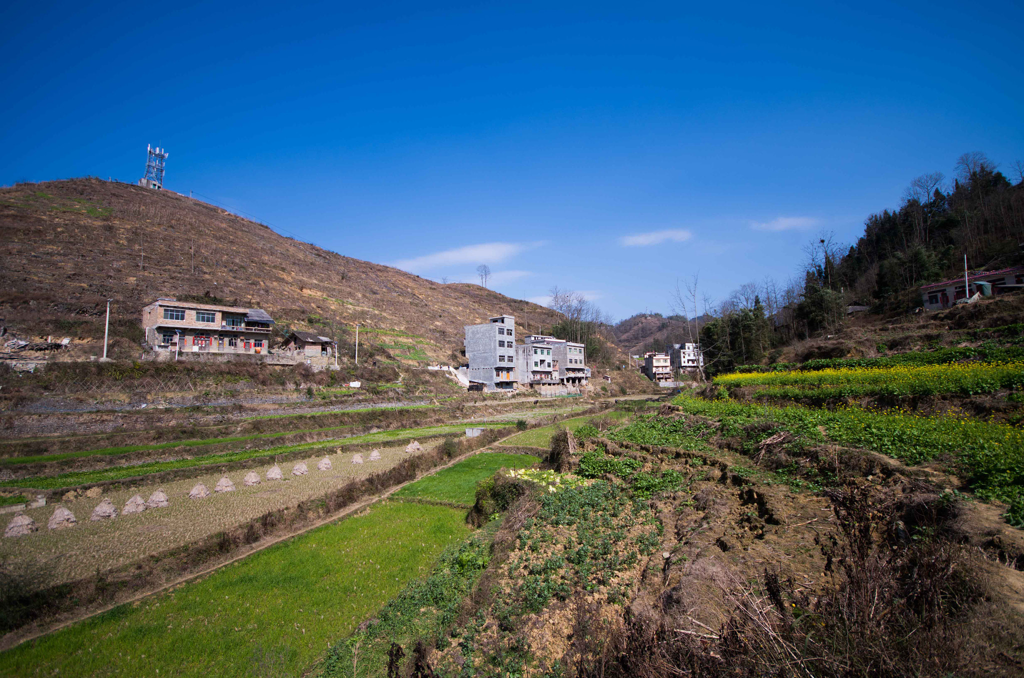 Sigma AF 10-20mm F4-5.6 EX DC sample photo. Village  the chinese countryside（贵州安顺） photography