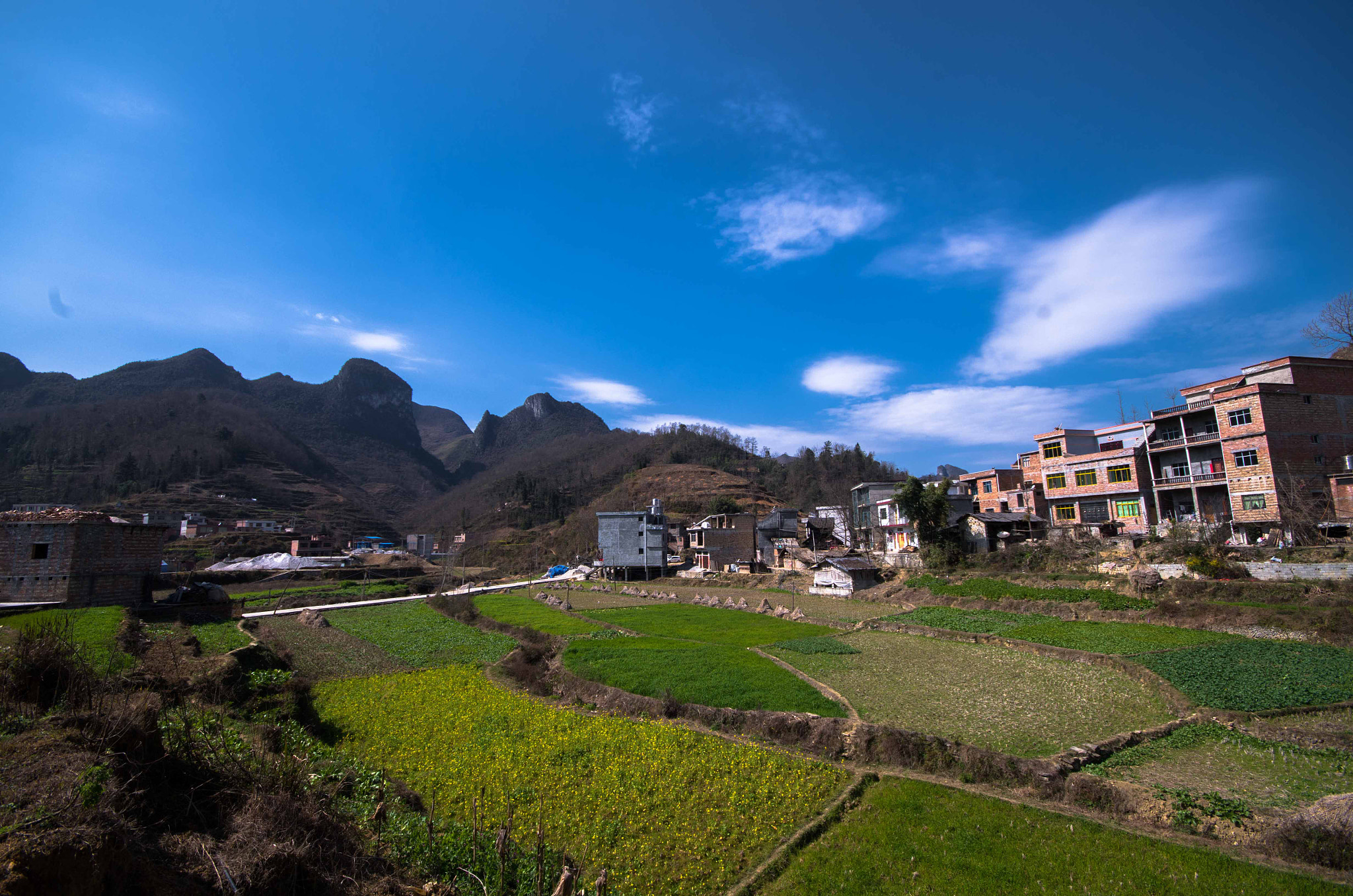 Sigma AF 10-20mm F4-5.6 EX DC sample photo. The chinese countryside（贵州安顺） photography