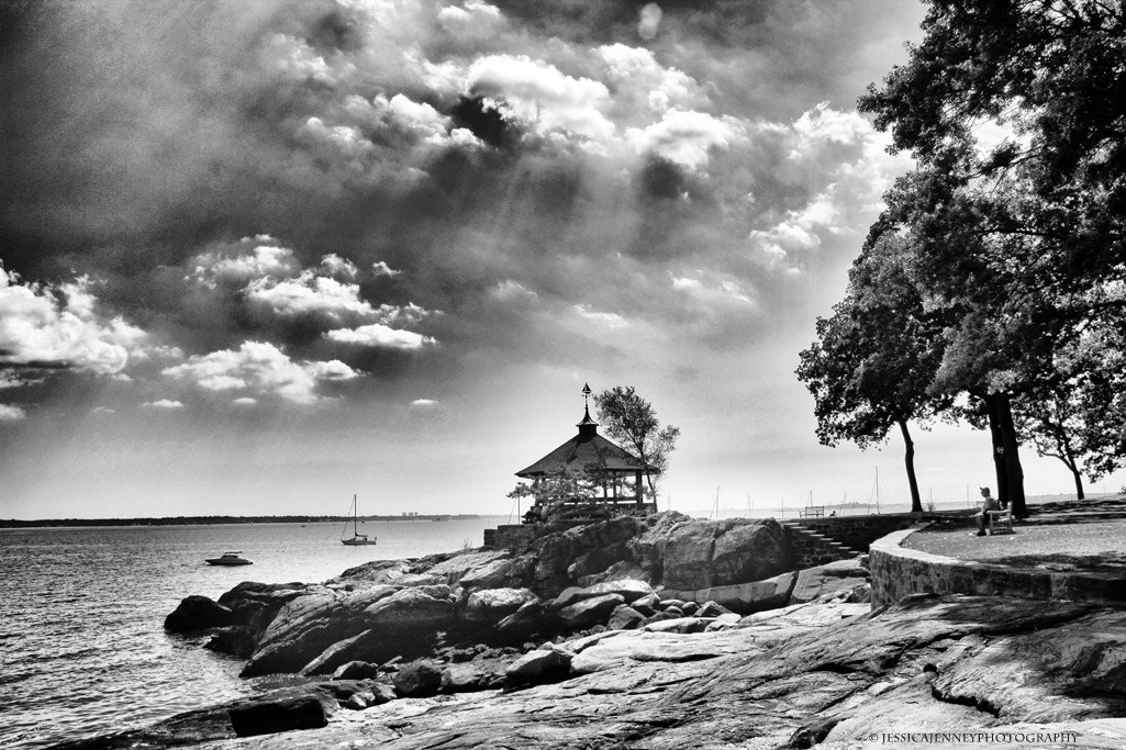 Sigma 17-70mm F2.8-4 DC Macro OS HSM sample photo. Seaside gazebo photography