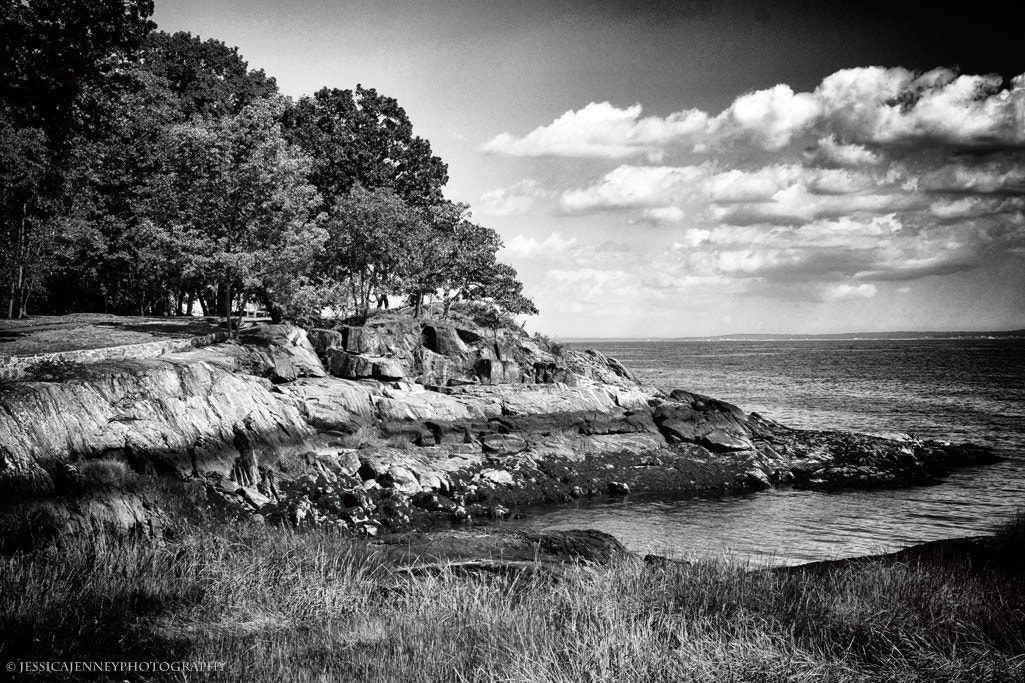 Sigma 17-70mm F2.8-4 DC Macro OS HSM sample photo. Seaside cliffs photography