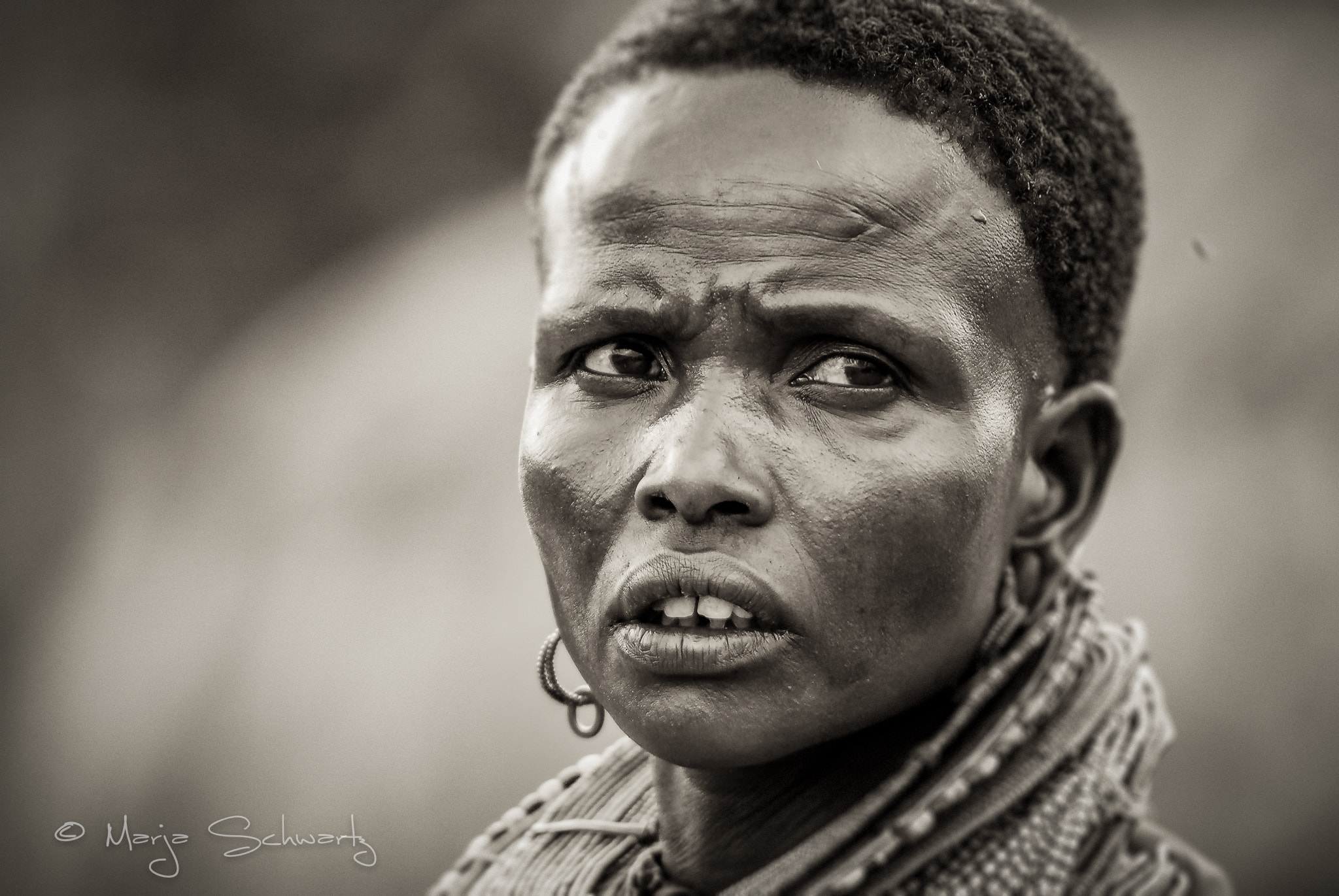 Nikon D200 sample photo. Tribal makeup photography